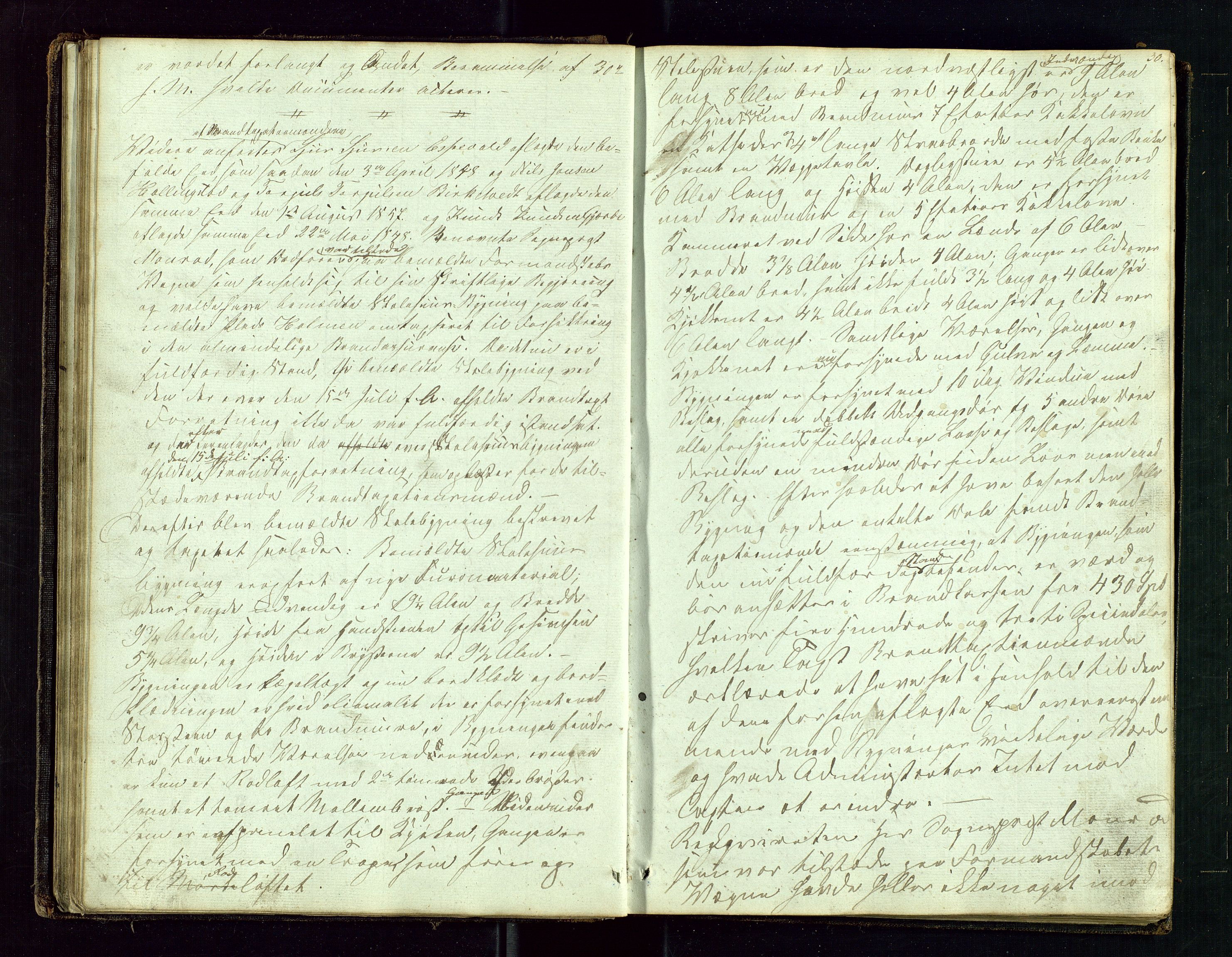 Vikedal lensmannskontor, AV/SAST-A-100179/Gob/L0001: Branntakstprotokoll, 1846-1869, p. 29b-30a