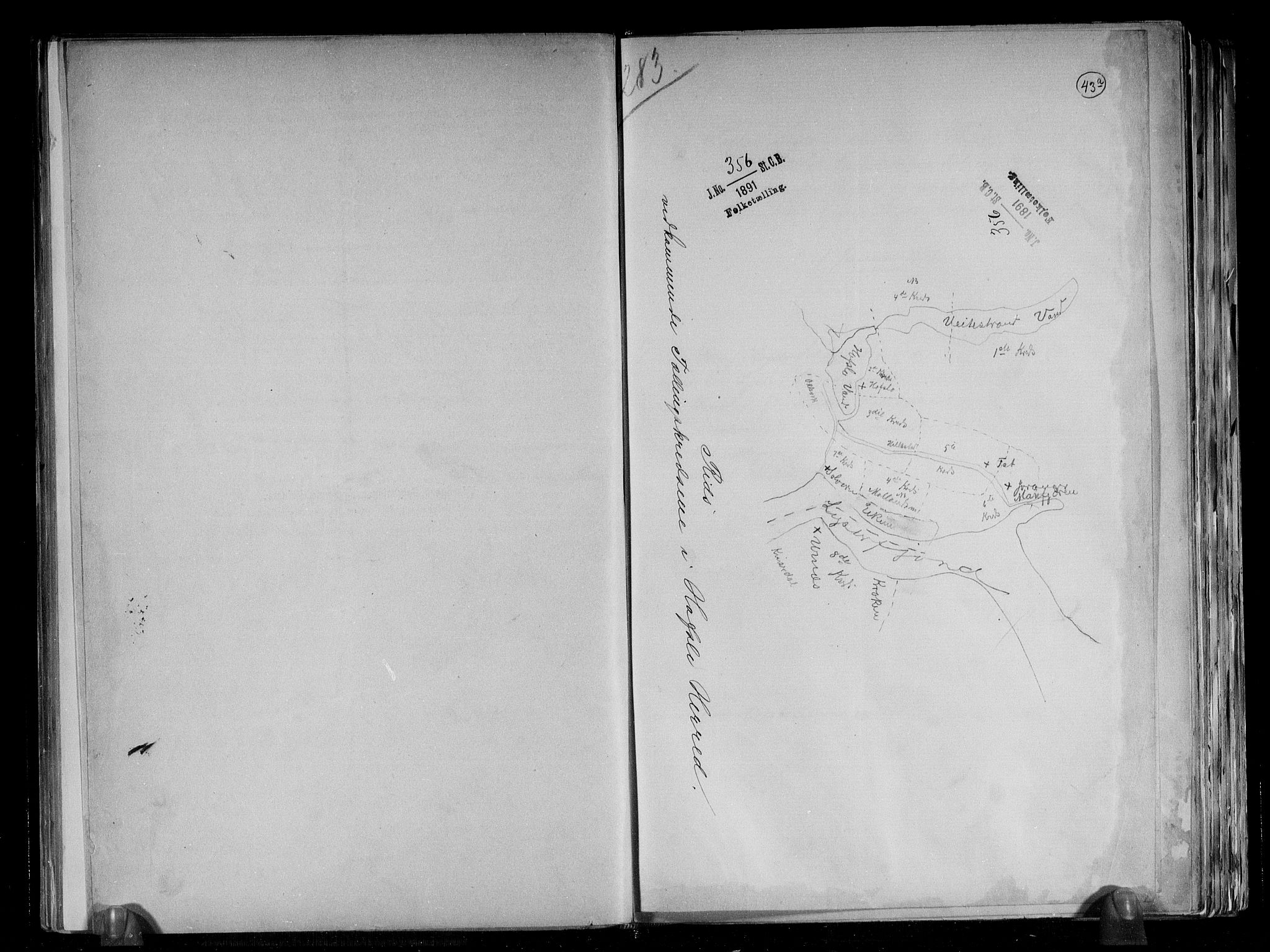 RA, 1891 census for 1425 Hafslo, 1891, p. 4