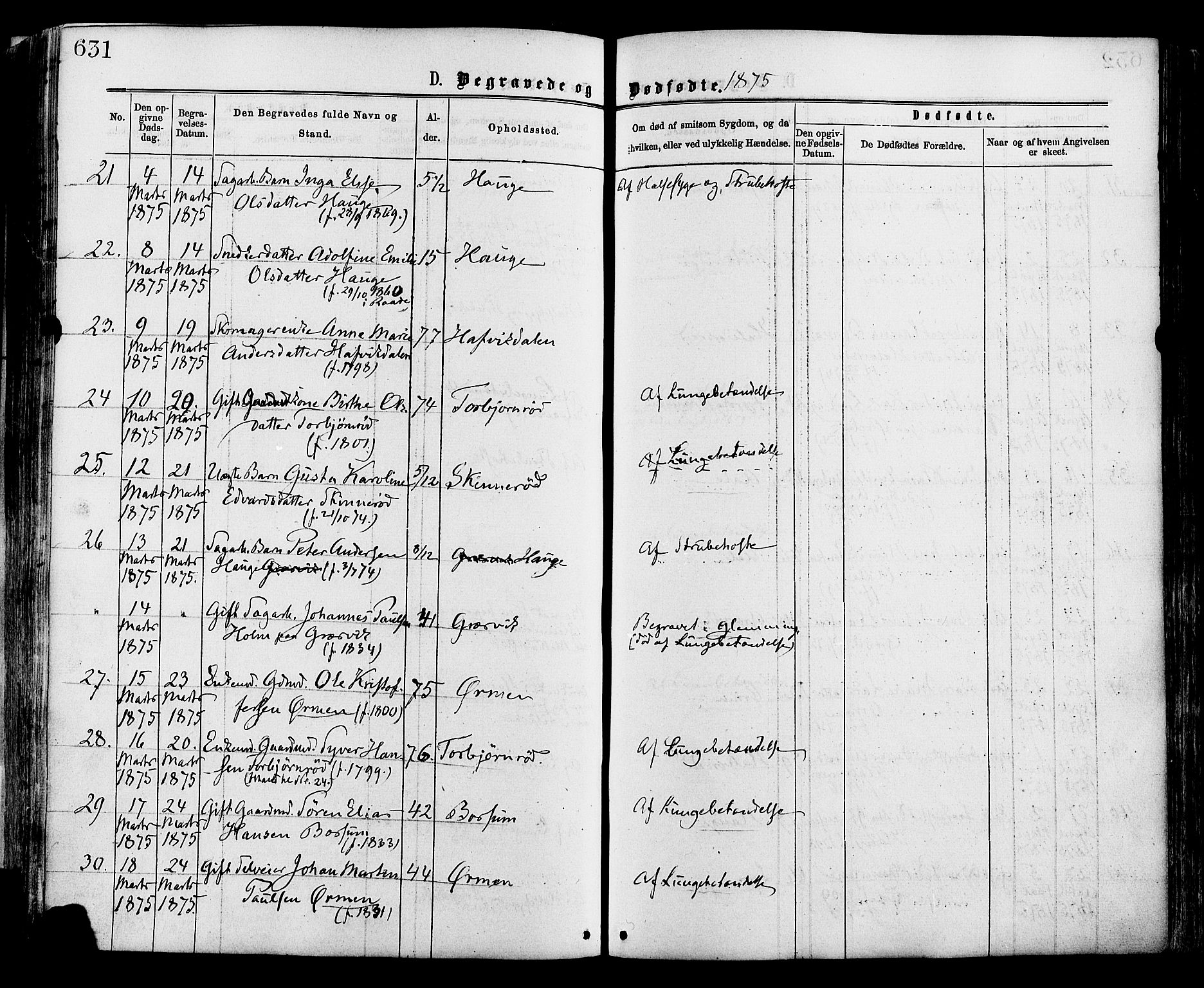 Onsøy prestekontor Kirkebøker, AV/SAO-A-10914/F/Fa/L0004: Parish register (official) no. I 4, 1861-1877, p. 631