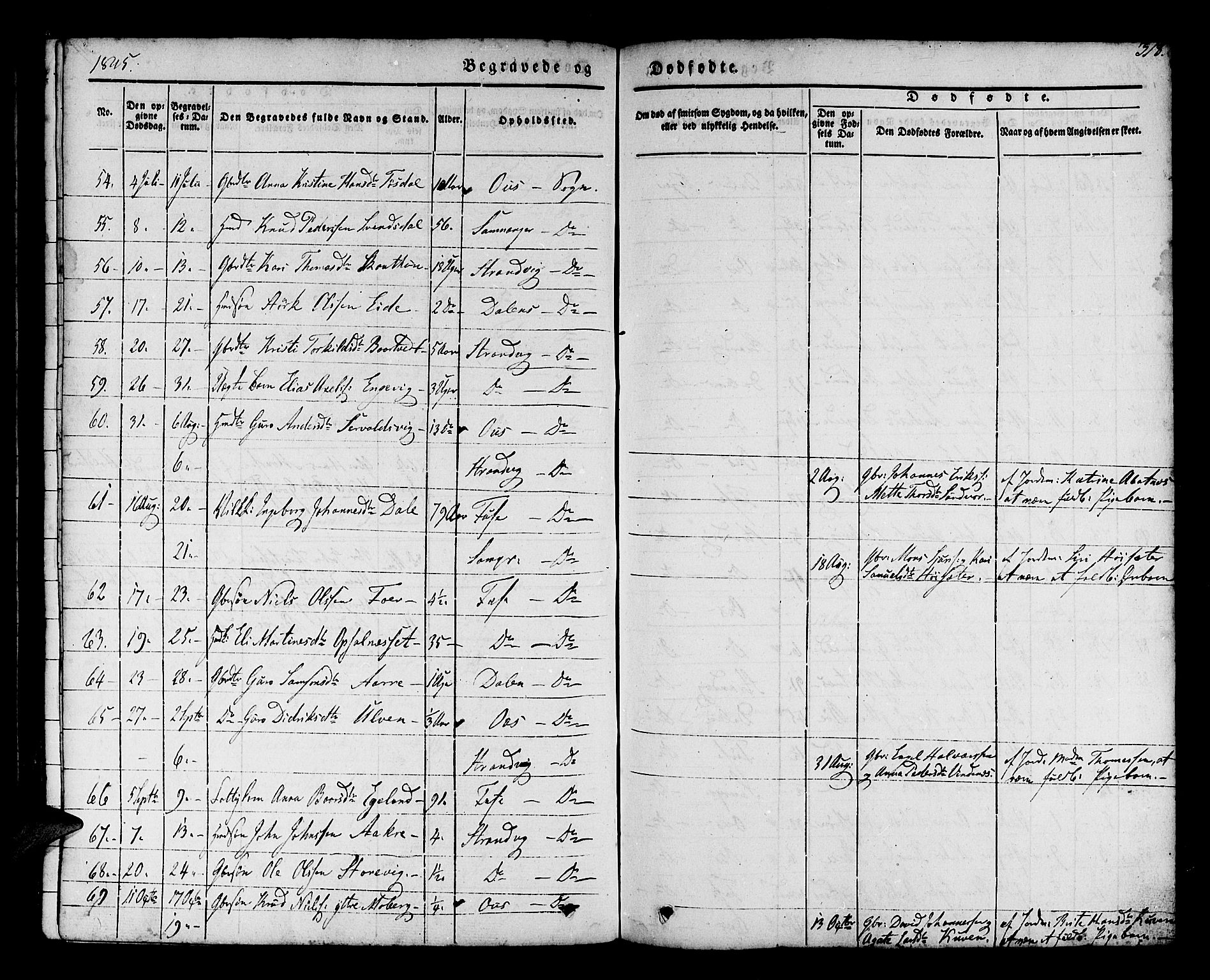 Os sokneprestembete, AV/SAB-A-99929: Parish register (official) no. A 15, 1839-1851, p. 318