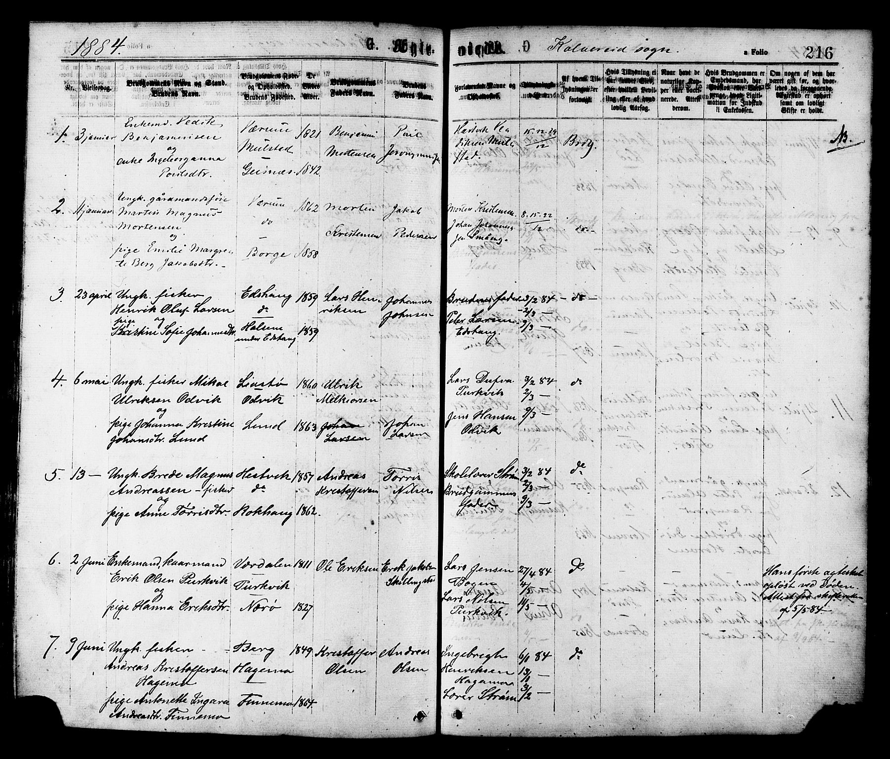 Ministerialprotokoller, klokkerbøker og fødselsregistre - Nord-Trøndelag, SAT/A-1458/780/L0642: Parish register (official) no. 780A07 /1, 1874-1885, p. 216