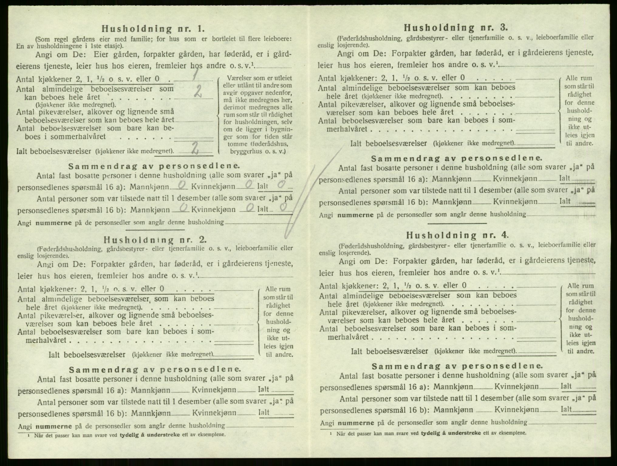 SAKO, 1920 census for Hof, 1920, p. 267