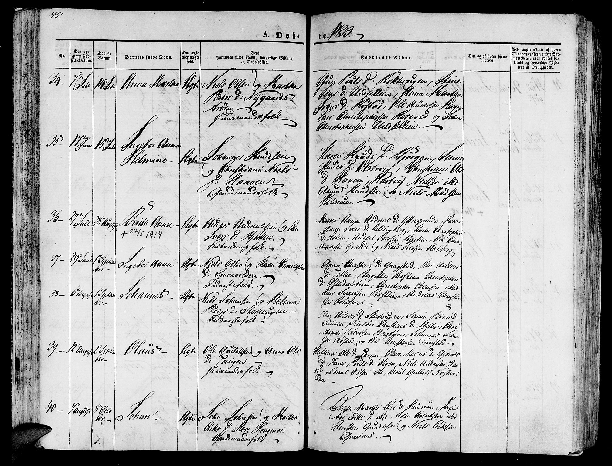 Ministerialprotokoller, klokkerbøker og fødselsregistre - Nord-Trøndelag, SAT/A-1458/701/L0006: Parish register (official) no. 701A06, 1825-1841, p. 75