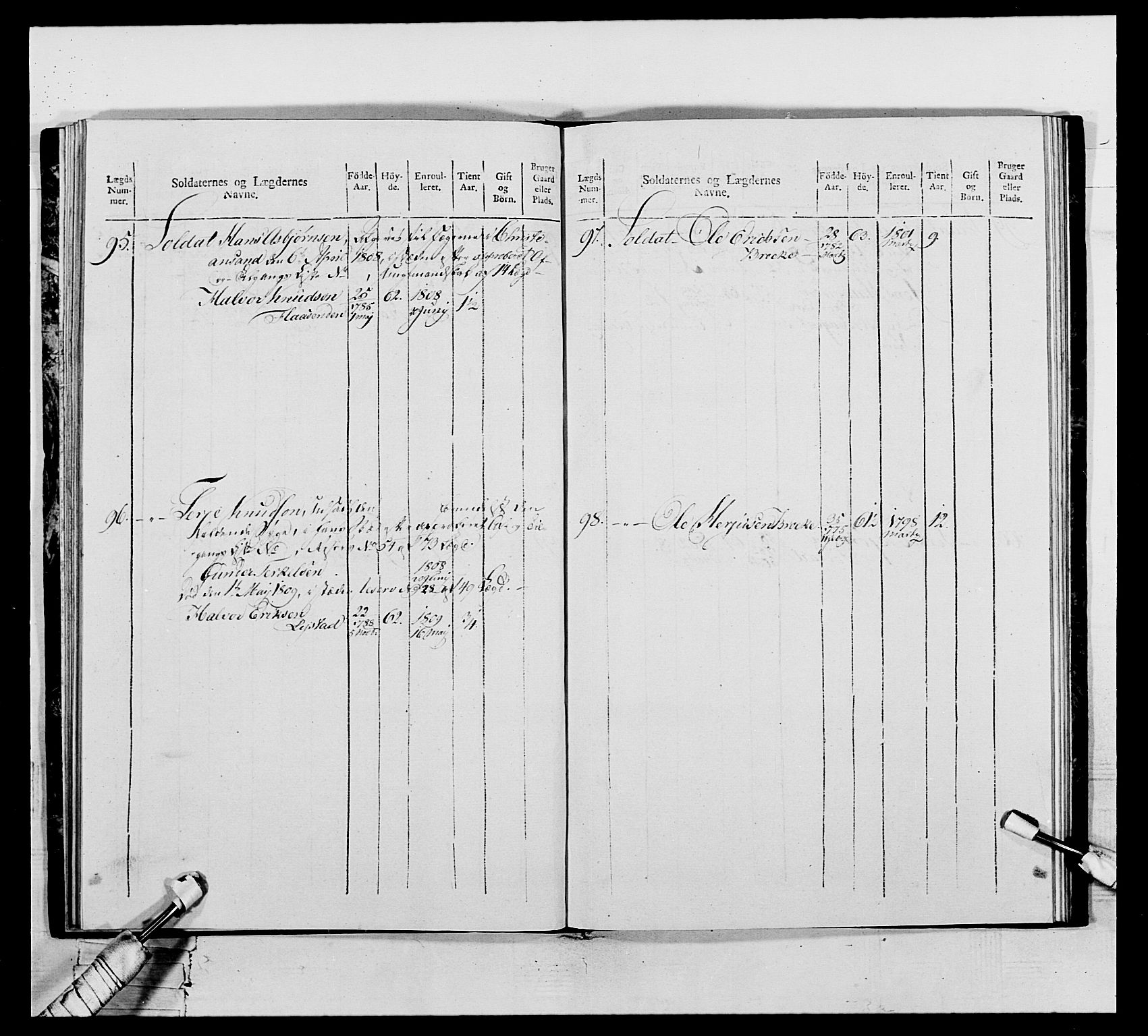 Generalitets- og kommissariatskollegiet, Det kongelige norske kommissariatskollegium, AV/RA-EA-5420/E/Eh/L0111: Vesterlenske nasjonale infanteriregiment, 1810, p. 174