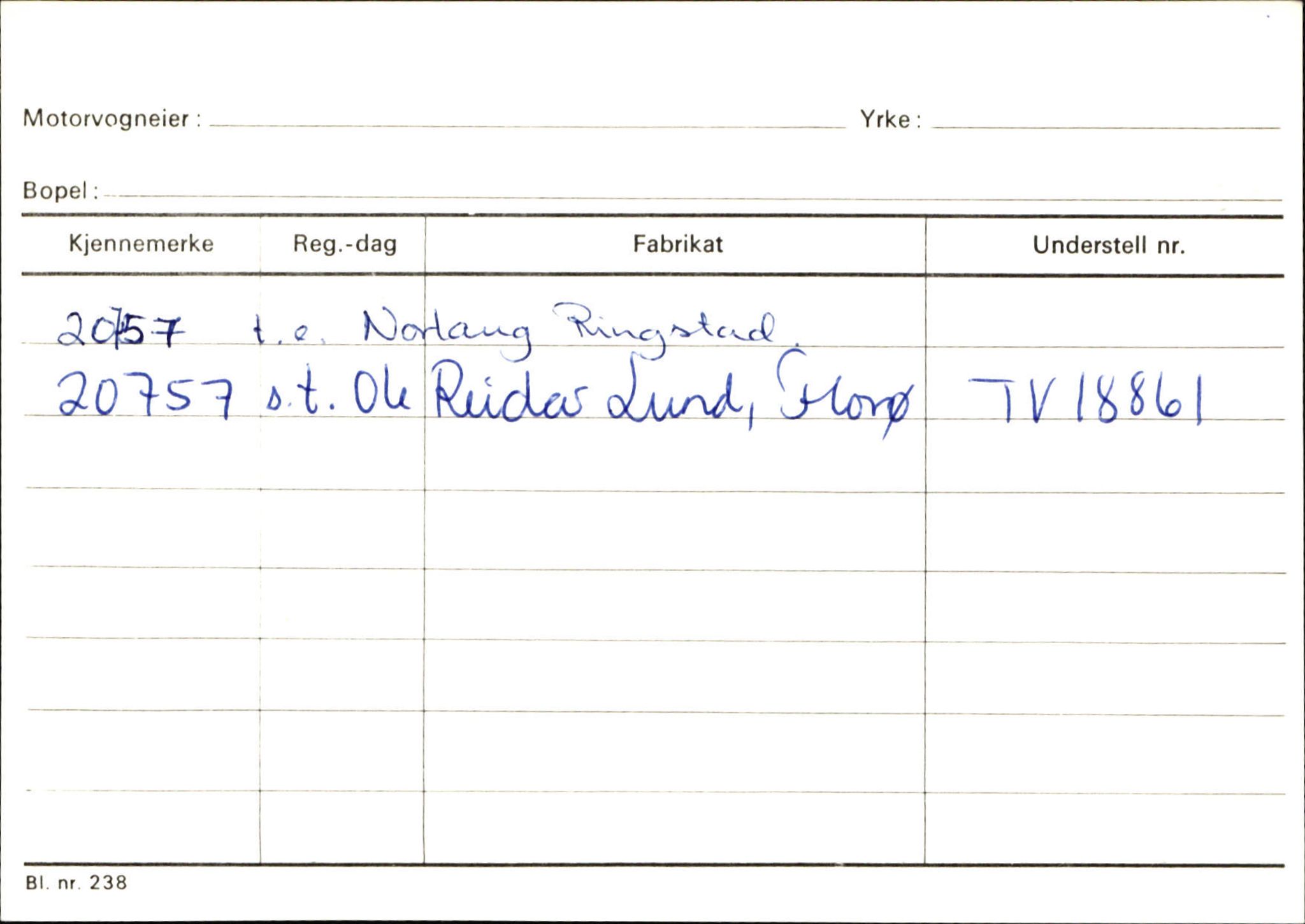 Statens vegvesen, Sogn og Fjordane vegkontor, AV/SAB-A-5301/4/F/L0132: Eigarregister Askvoll A-Å. Balestrand A-Å, 1945-1975, p. 1038