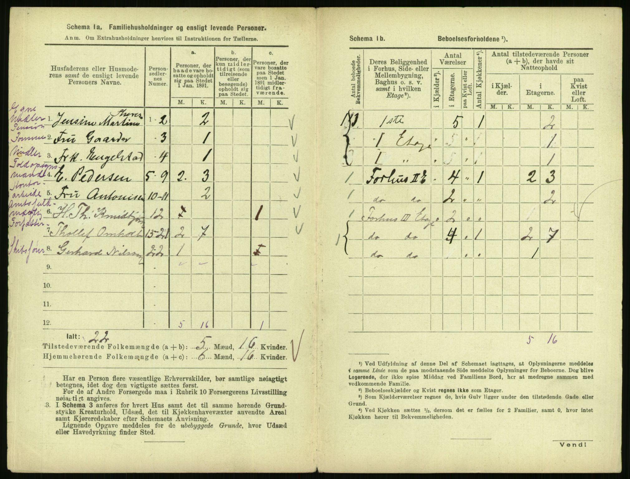 RA, 1891 census for 0301 Kristiania, 1891, p. 48572