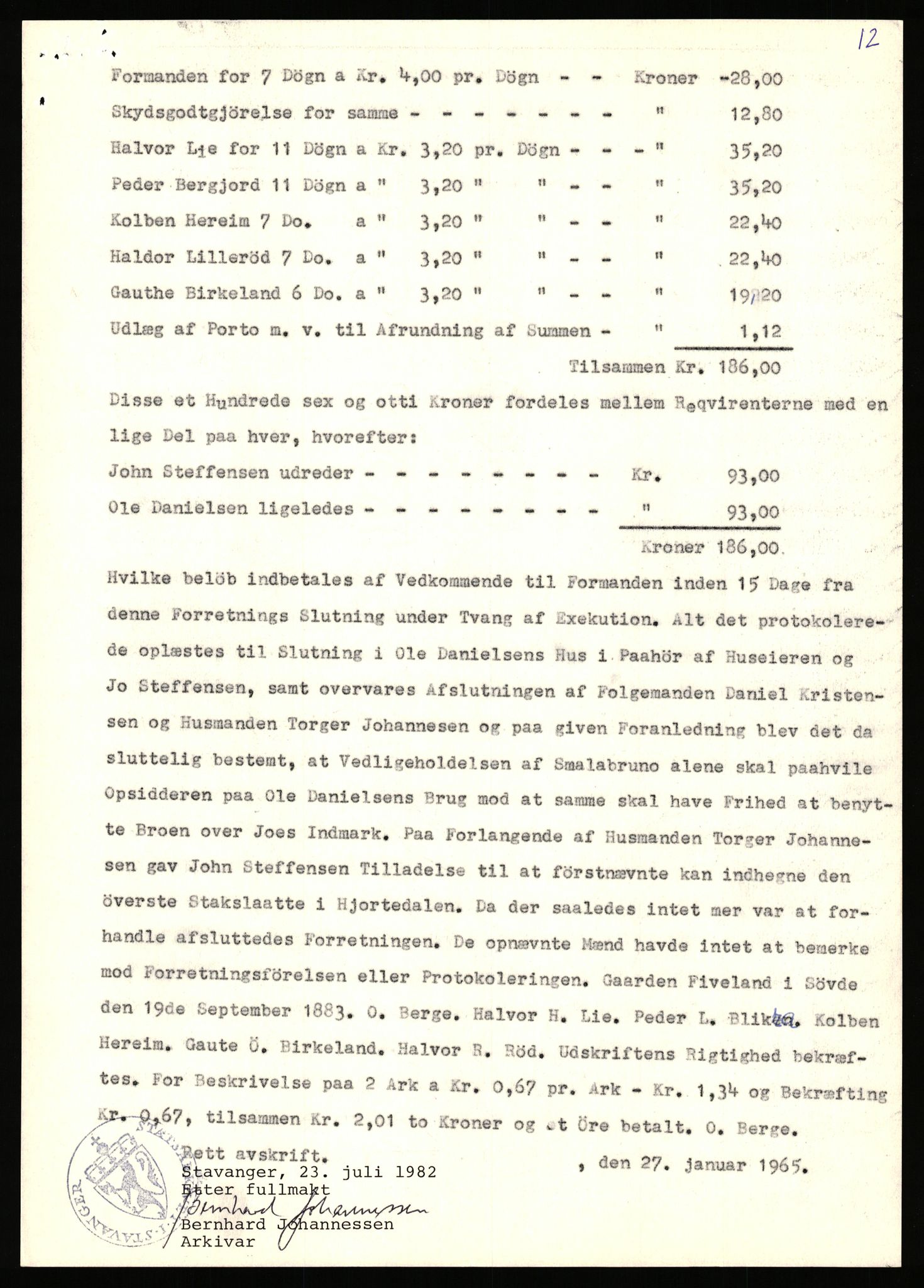 Statsarkivet i Stavanger, AV/SAST-A-101971/03/Y/Yj/L0021: Avskrifter sortert etter gårdsnavn: Fiveland - Fosen, 1750-1930, p. 38