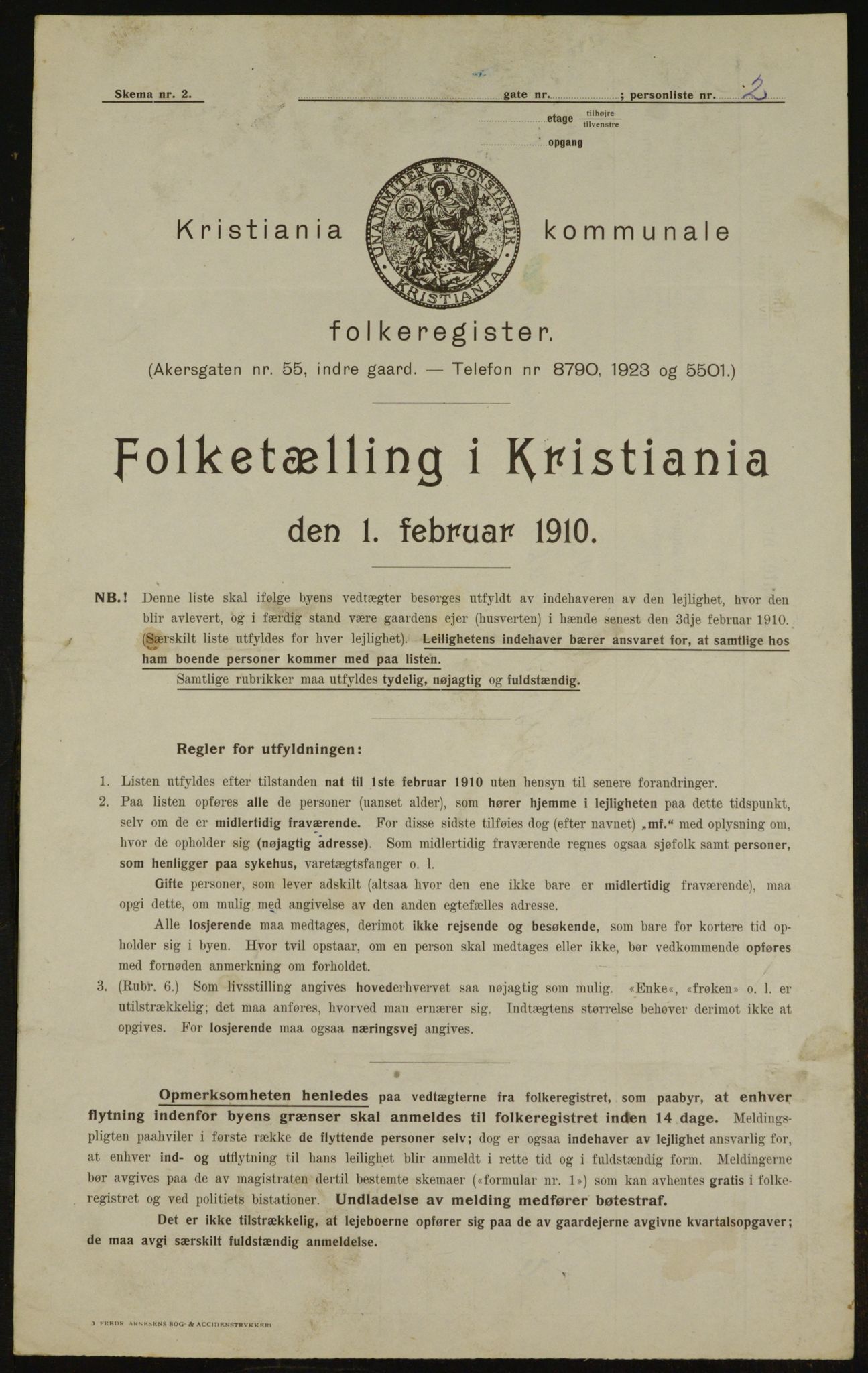 OBA, Municipal Census 1910 for Kristiania, 1910, p. 99170