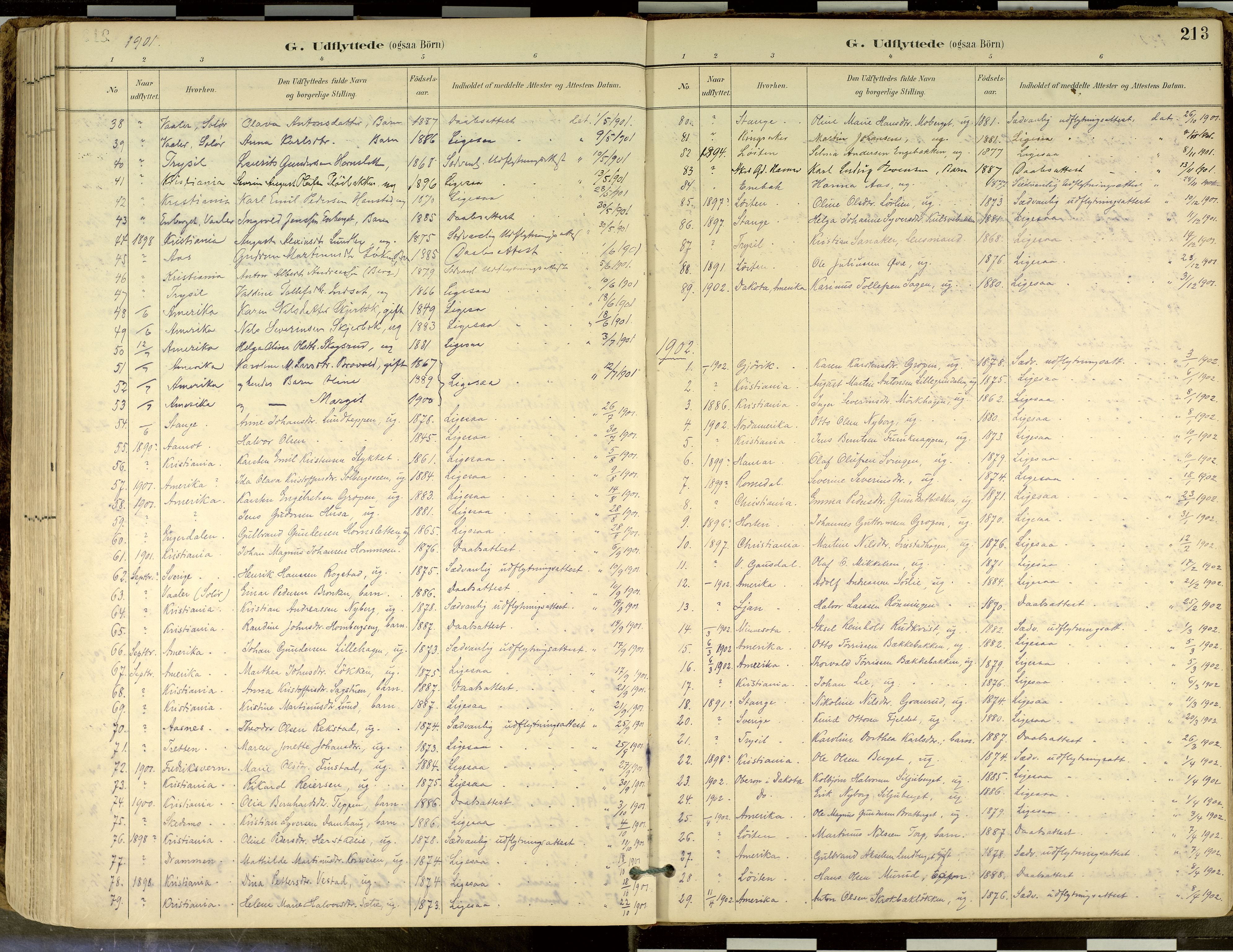 Elverum prestekontor, SAH/PREST-044/H/Ha/Haa/L0018: Parish register (official) no. 18, 1894-1914, p. 213