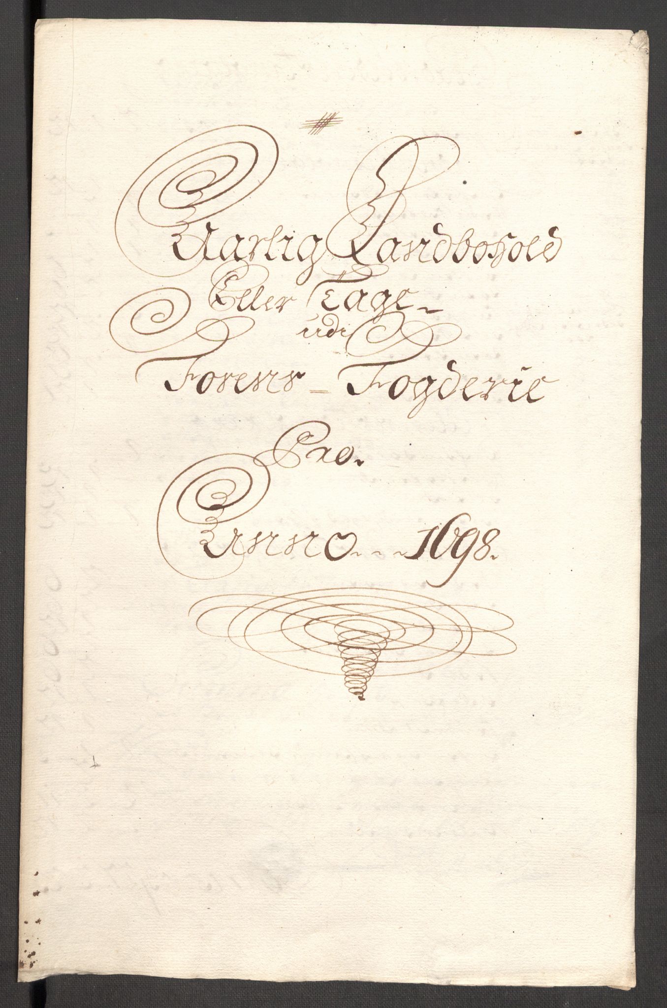 Rentekammeret inntil 1814, Reviderte regnskaper, Fogderegnskap, RA/EA-4092/R57/L3853: Fogderegnskap Fosen, 1698-1699, p. 47