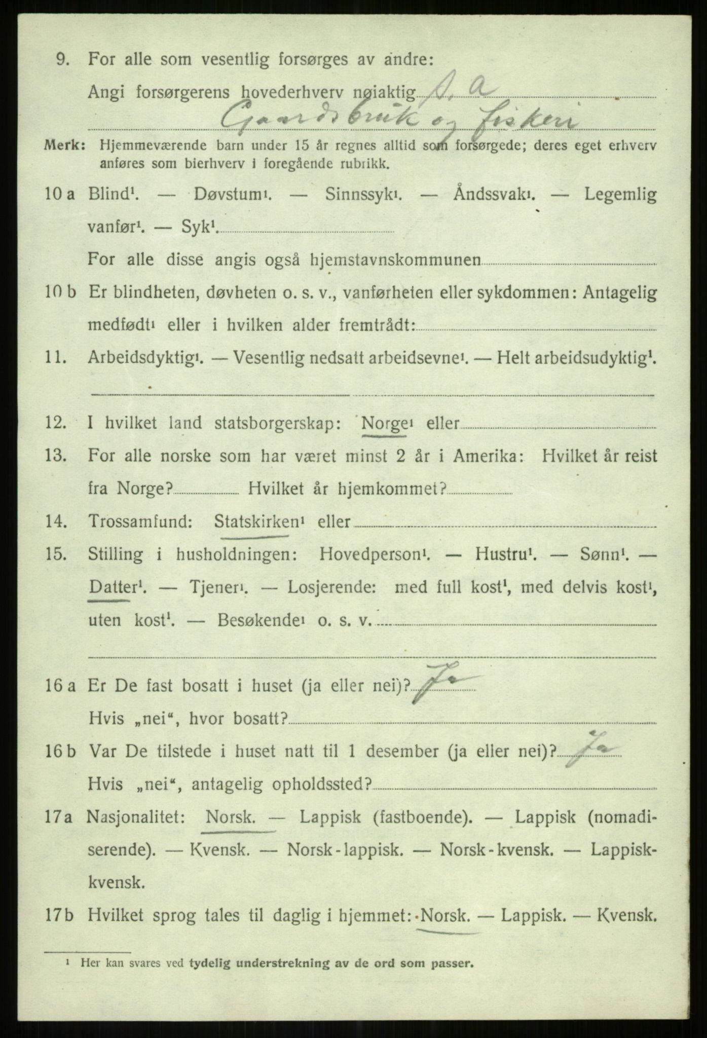 SATØ, 1920 census for Lenvik, 1920, p. 5635