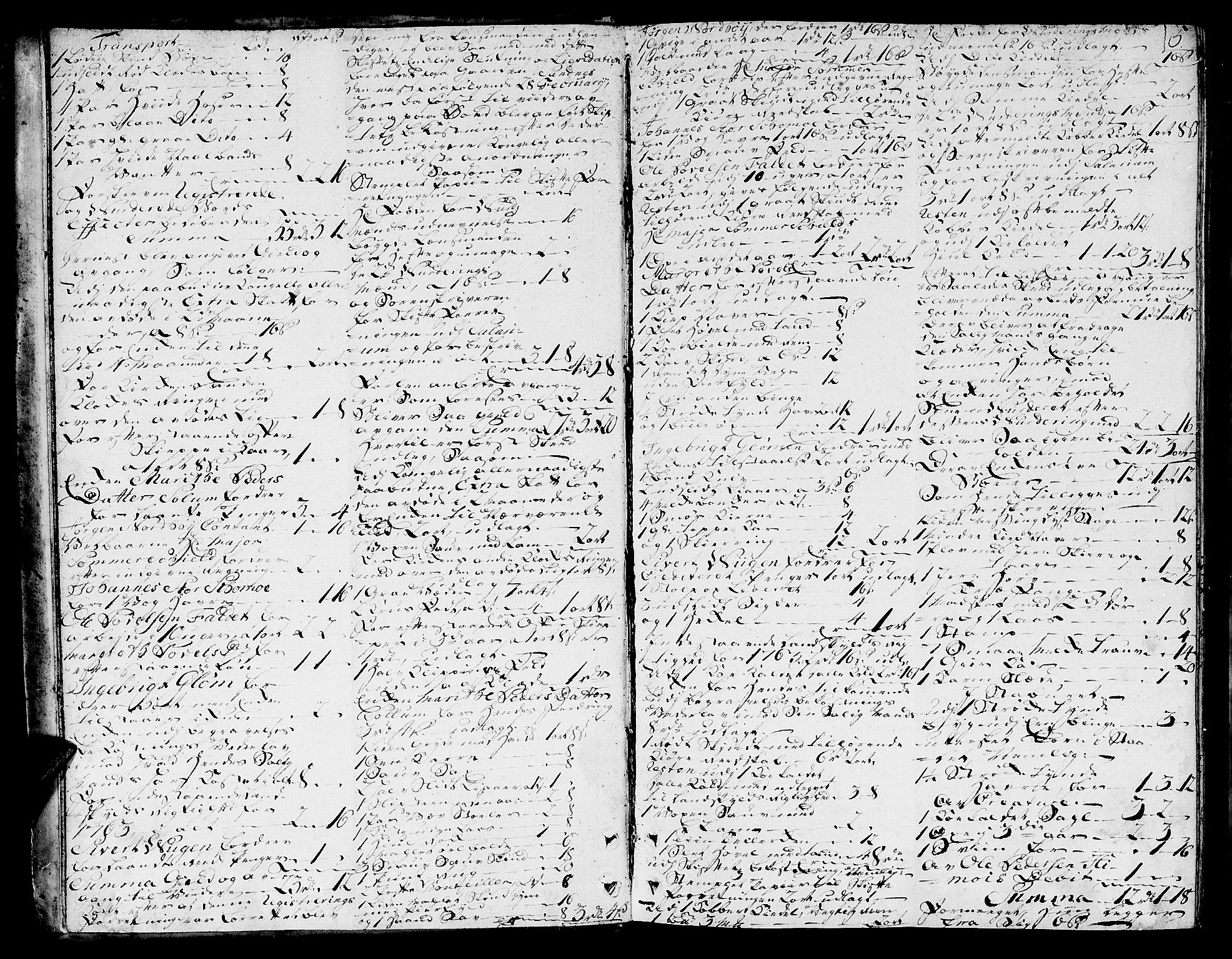 Namdal sorenskriveri, AV/SAT-A-4133/1/3/3A/L0010: Skifteprotokoll, 1764-1768, p. 4b-5a