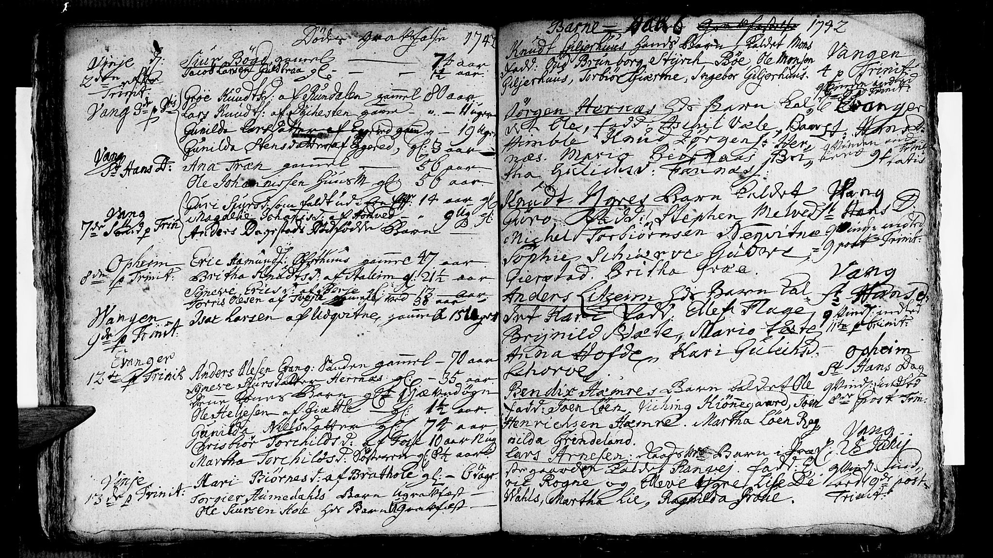 Voss sokneprestembete, AV/SAB-A-79001/H/Haa: Parish register (official) no. A 5, 1736-1743, p. 112