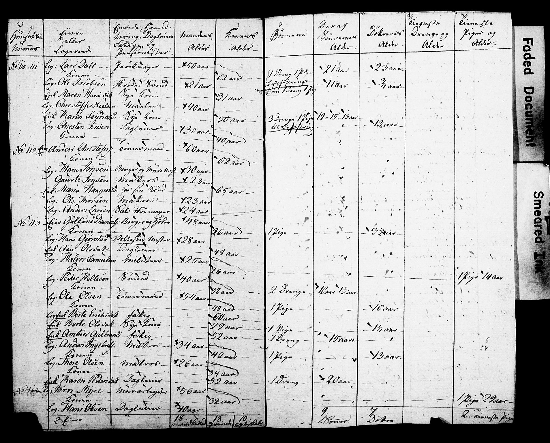 SAO, Census 1815 for Kristiania, 1815, p. 123