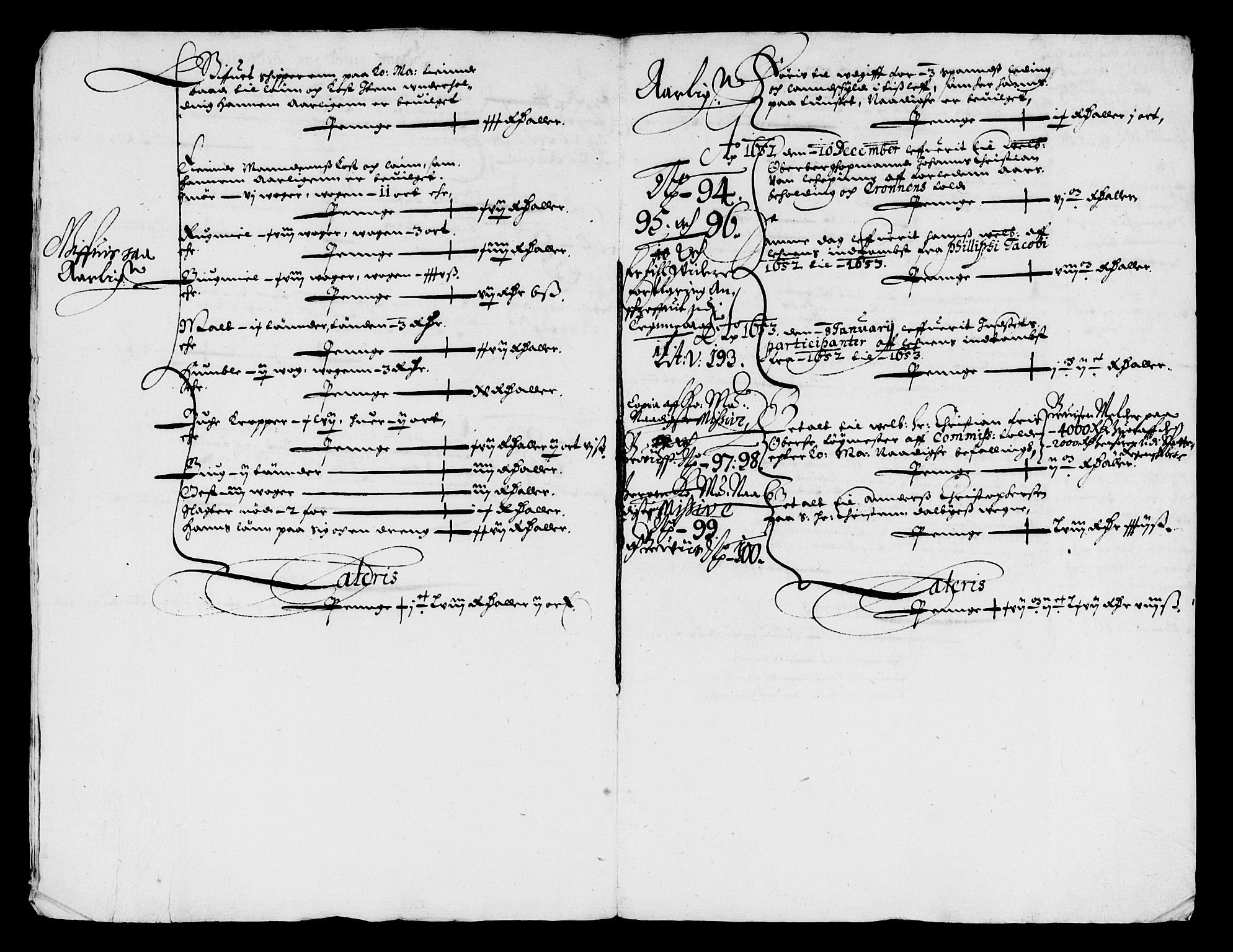 Rentekammeret inntil 1814, Reviderte regnskaper, Lensregnskaper, AV/RA-EA-5023/R/Rb/Rbw/L0107: Trondheim len, 1649-1653