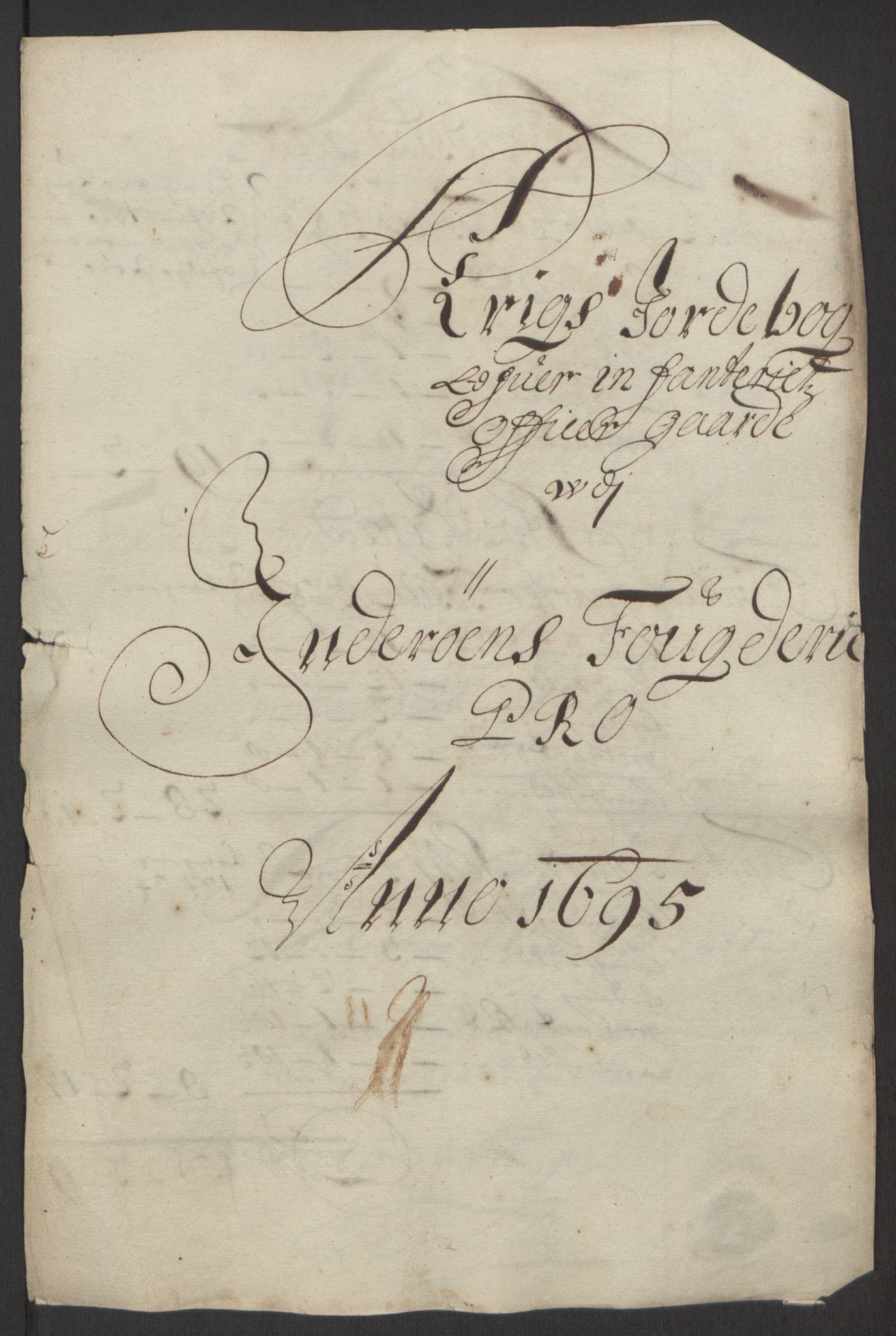 Rentekammeret inntil 1814, Reviderte regnskaper, Fogderegnskap, RA/EA-4092/R63/L4309: Fogderegnskap Inderøy, 1695-1697, p. 76