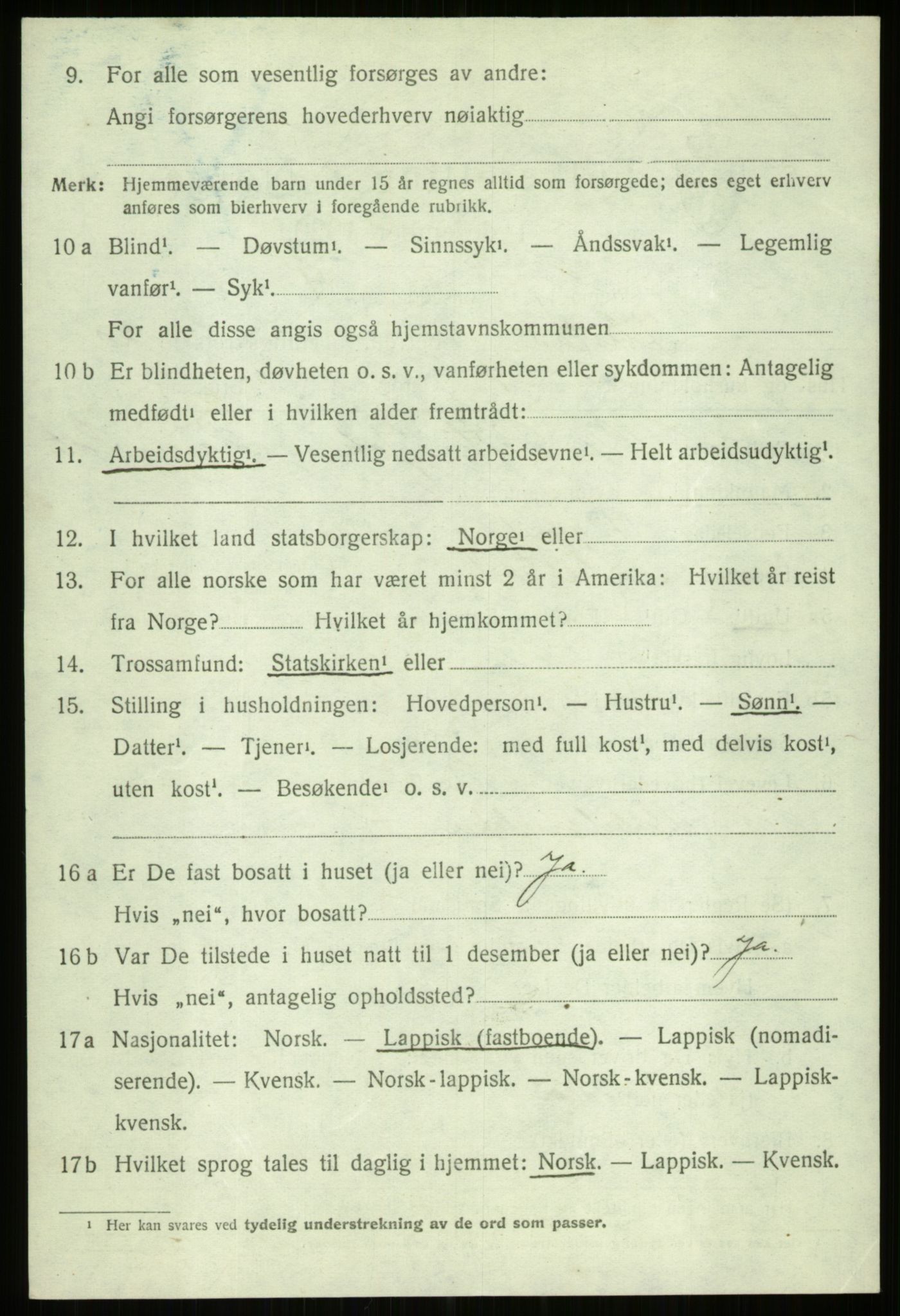 SATØ, 1920 census for Ibestad, 1920, p. 11270