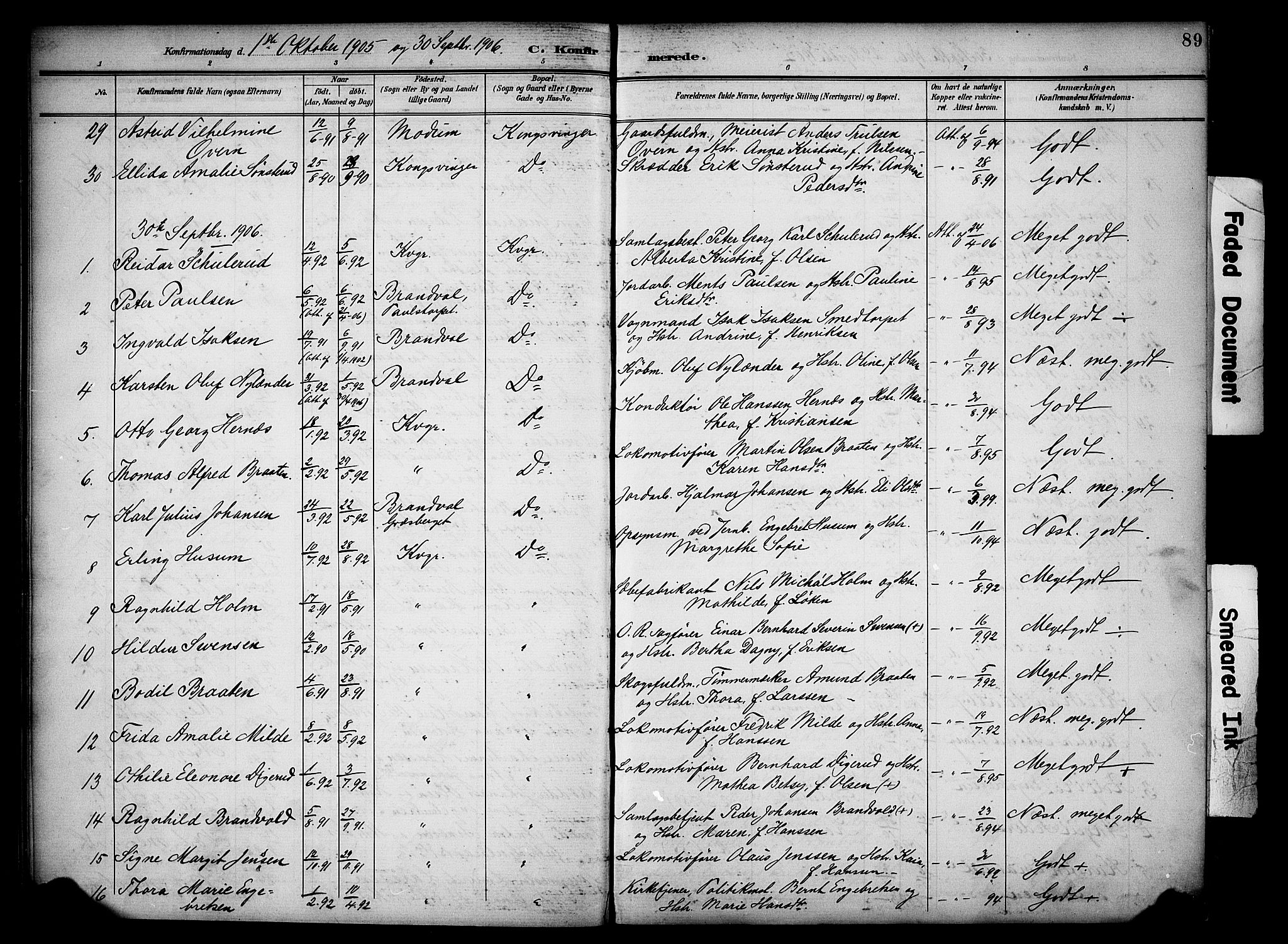 Vinger prestekontor, AV/SAH-PREST-024/H/Ha/Haa/L0016: Parish register (official) no. 16, 1898-1920, p. 89