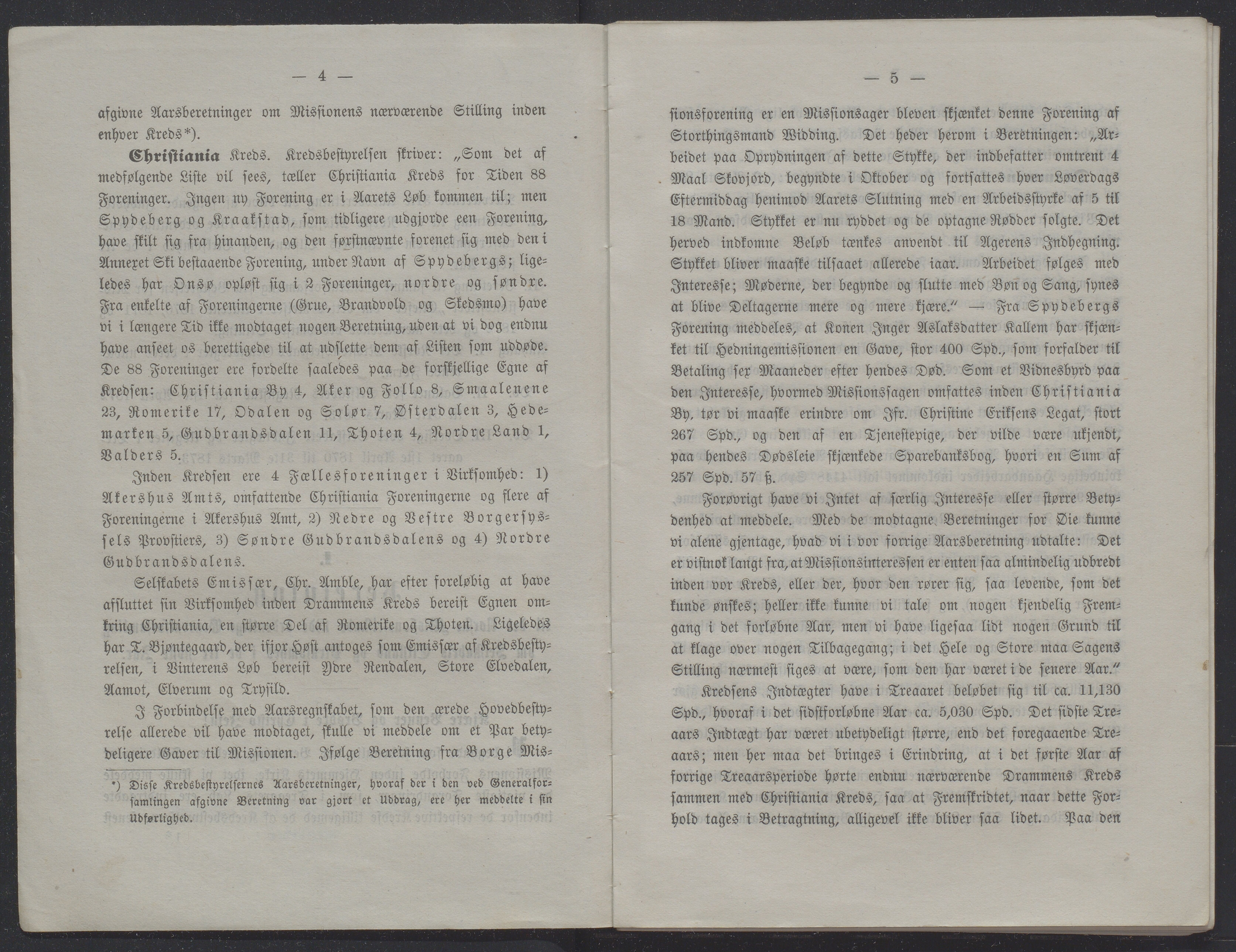 Det Norske Misjonsselskap - hovedadministrasjonen, VID/MA-A-1045/D/Db/Dba/L0338/0001: Beretninger, Bøker, Skrifter o.l   / Årsberetninger 31, 1873, p. 4-5