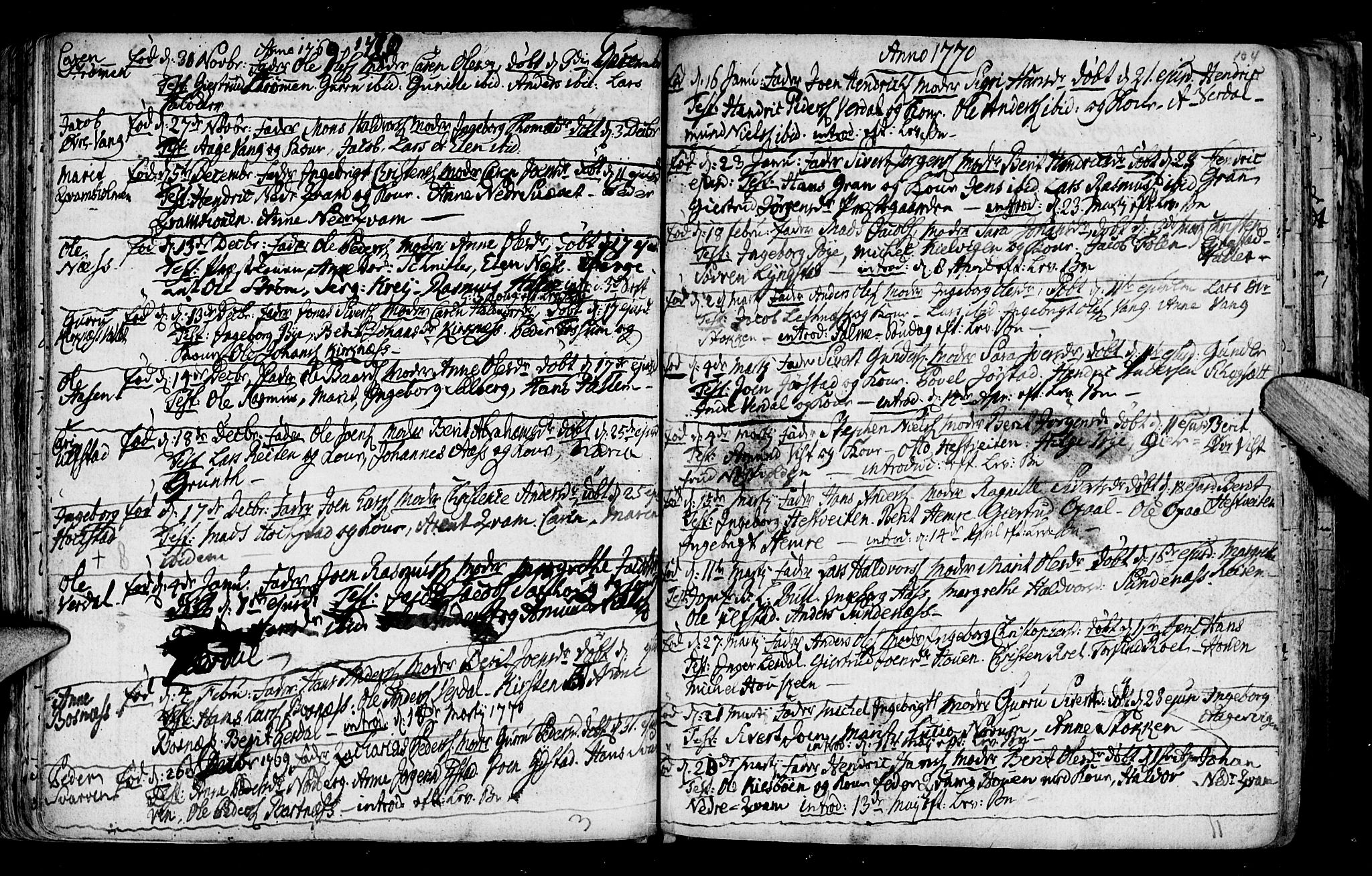 Ministerialprotokoller, klokkerbøker og fødselsregistre - Nord-Trøndelag, SAT/A-1458/730/L0273: Parish register (official) no. 730A02, 1762-1802, p. 104