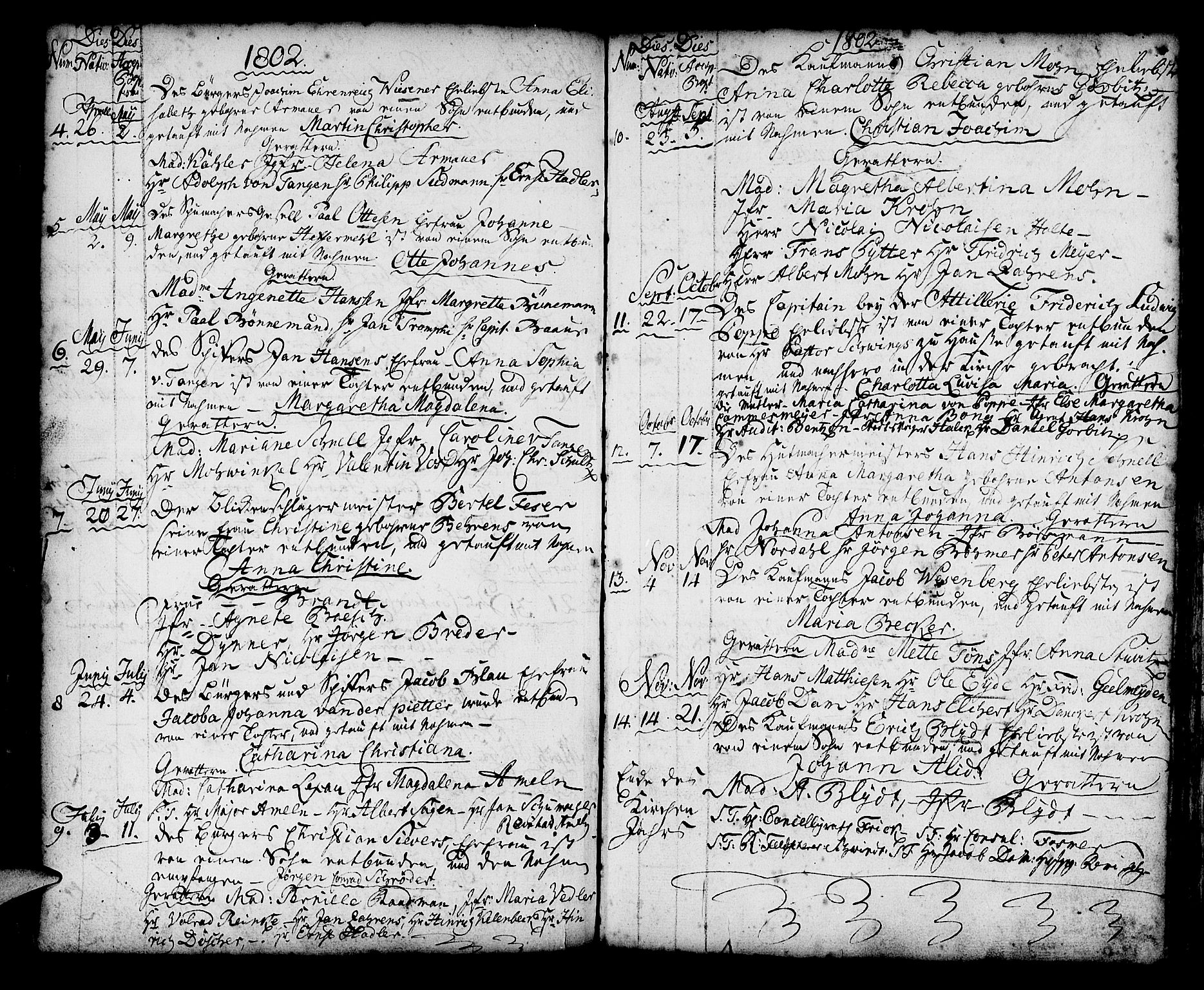 Mariakirken Sokneprestembete, AV/SAB-A-76901/H/Haa/L0002: Parish register (official) no. A 2, 1748-1807, p. 95