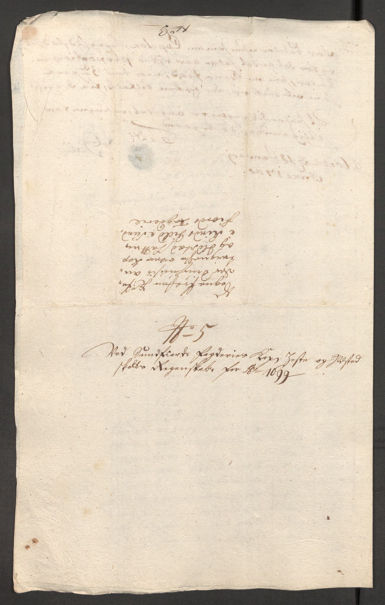 Rentekammeret inntil 1814, Reviderte regnskaper, Fogderegnskap, AV/RA-EA-4092/R53/L3424: Fogderegnskap Sunn- og Nordfjord, 1699, p. 409