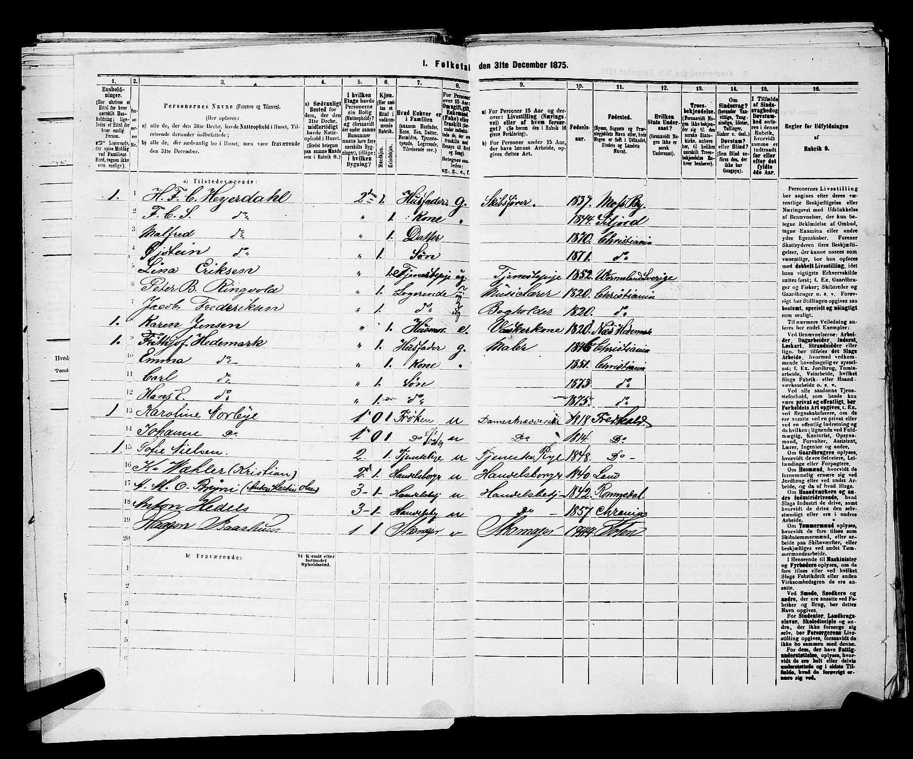 RA, 1875 census for 0301 Kristiania, 1875, p. 4862