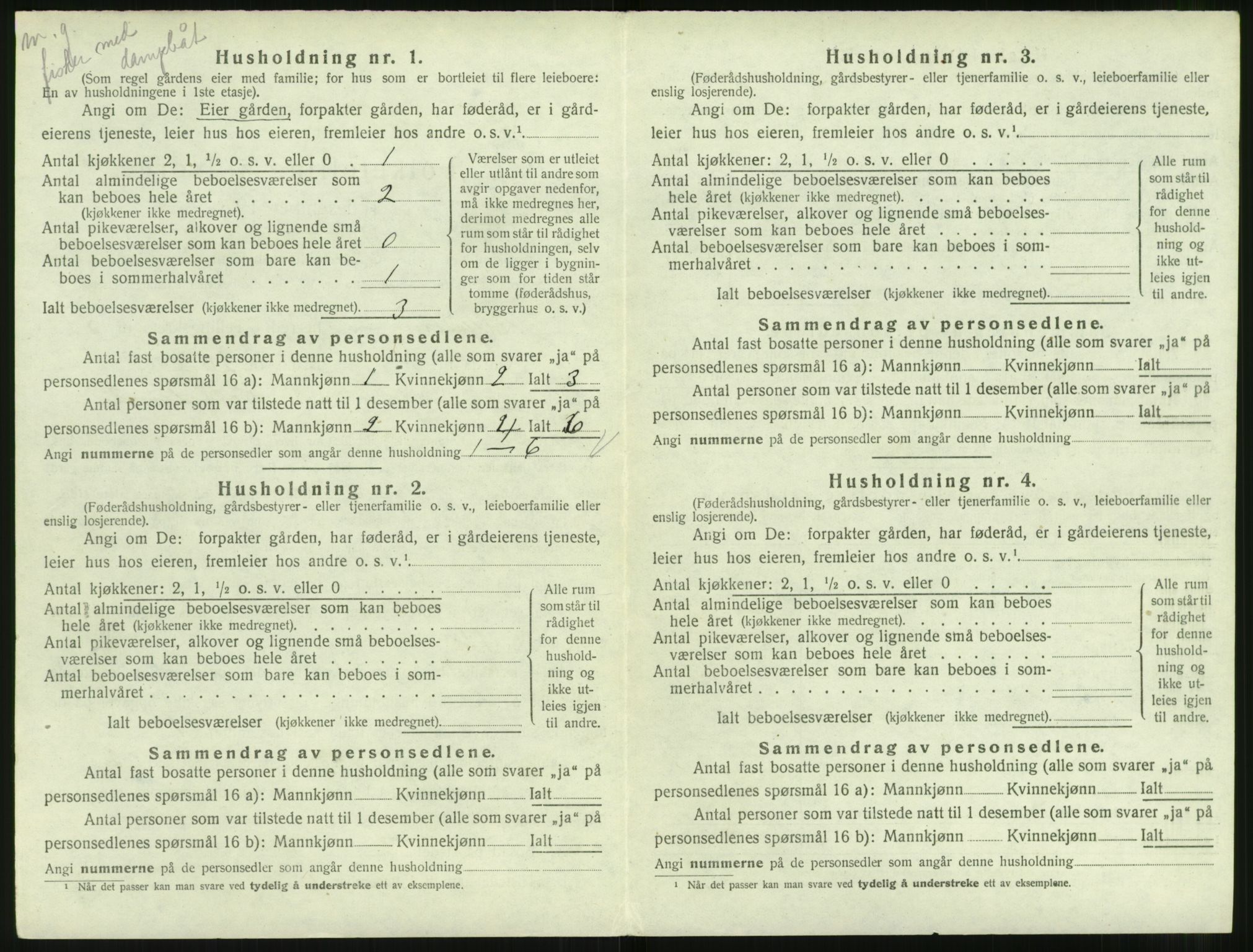 SAT, 1920 census for Ulstein, 1920, p. 359