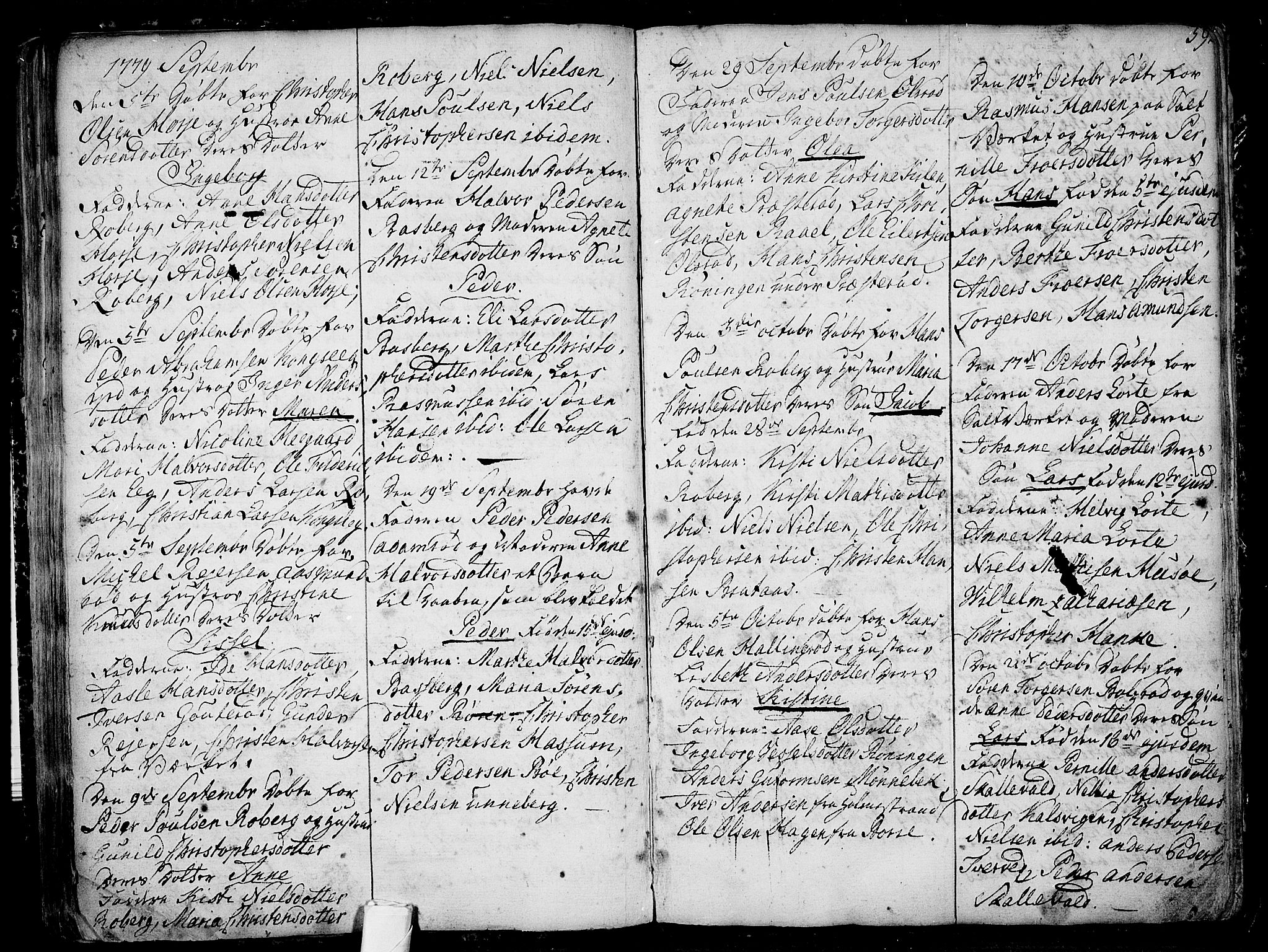 Sem kirkebøker, SAKO/A-5/F/Fb/L0002: Parish register (official) no. II 2, 1764-1792, p. 59
