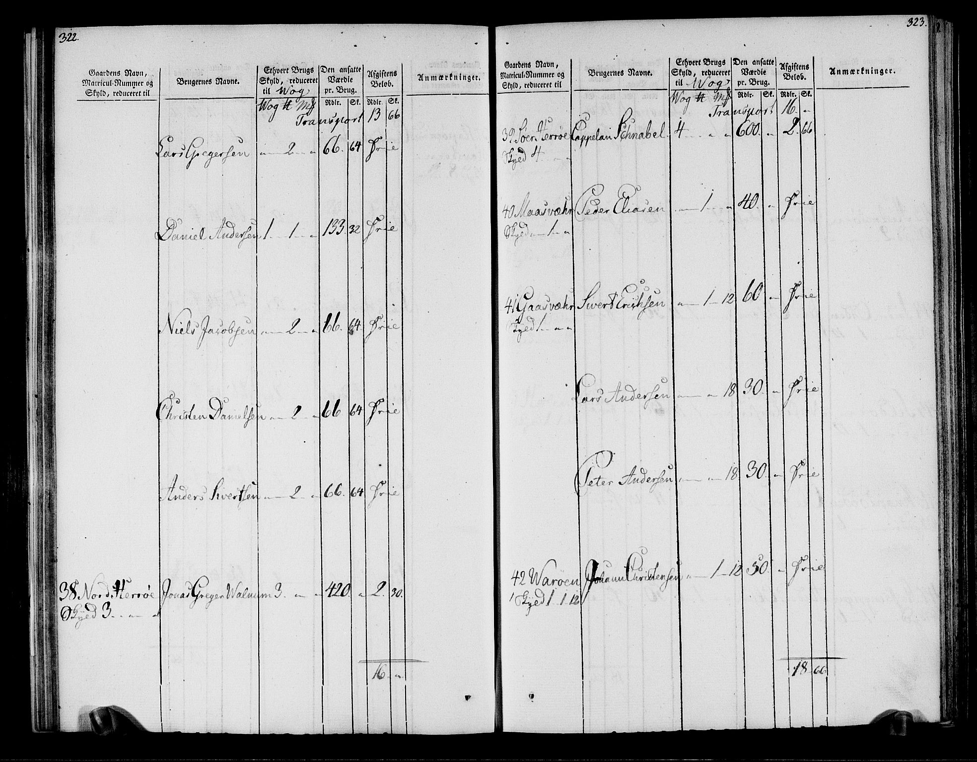 Rentekammeret inntil 1814, Realistisk ordnet avdeling, AV/RA-EA-4070/N/Ne/Nea/L0158: Helgeland fogderi. Oppebørselsregister, 1803-1804, p. 165