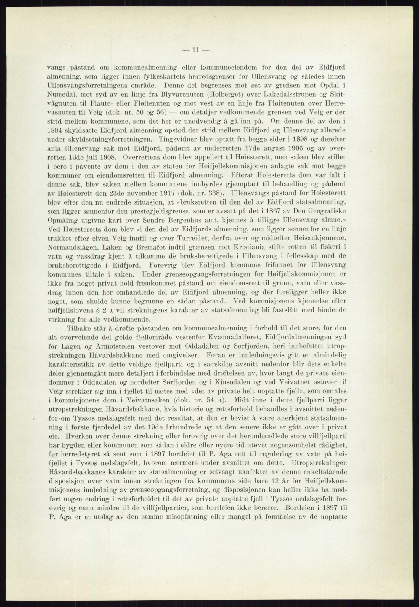 Høyfjellskommisjonen, AV/RA-S-1546/X/Xa/L0001: Nr. 1-33, 1909-1953, p. 617