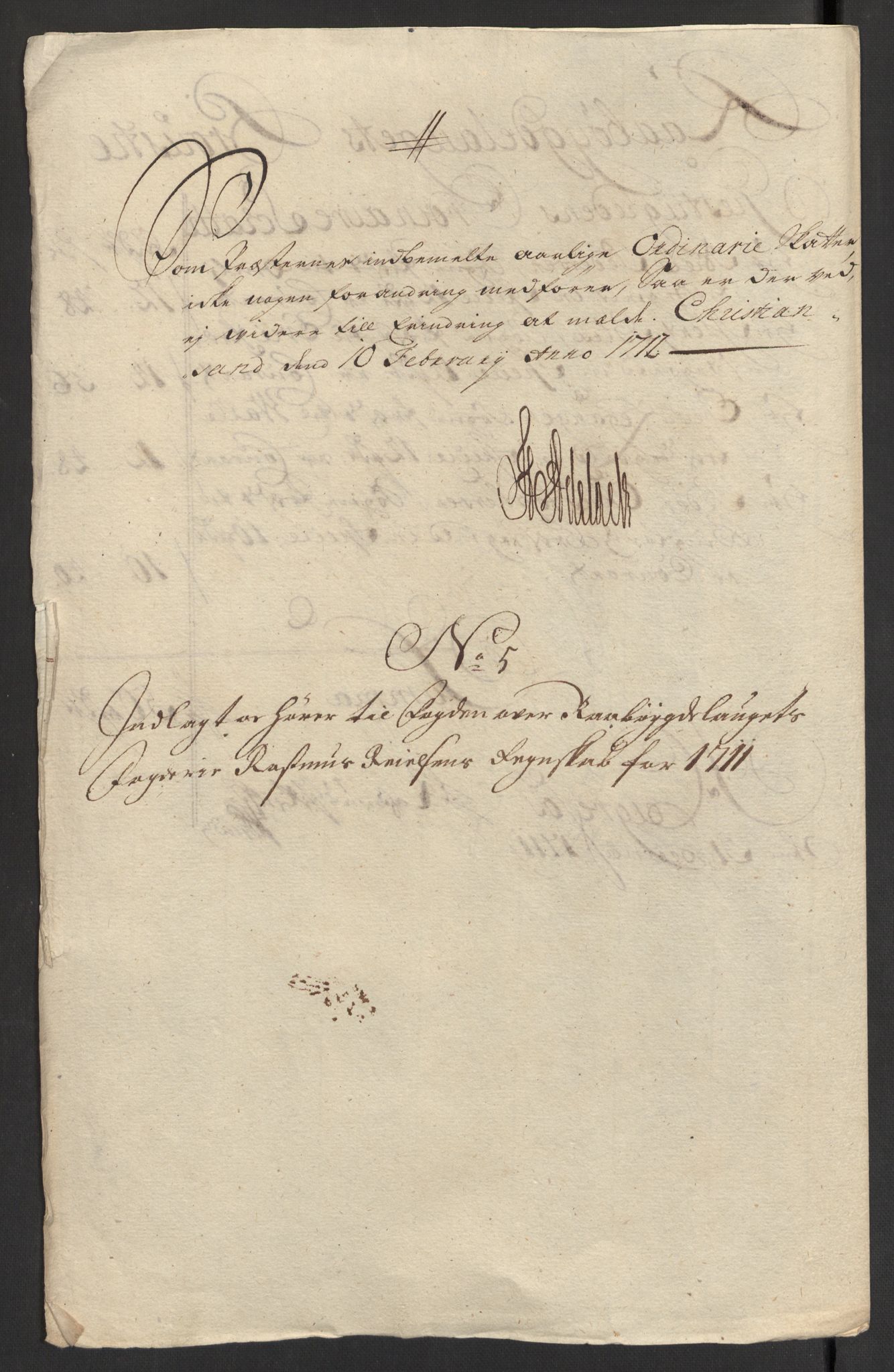 Rentekammeret inntil 1814, Reviderte regnskaper, Fogderegnskap, RA/EA-4092/R40/L2449: Fogderegnskap Råbyggelag, 1709-1711, p. 279