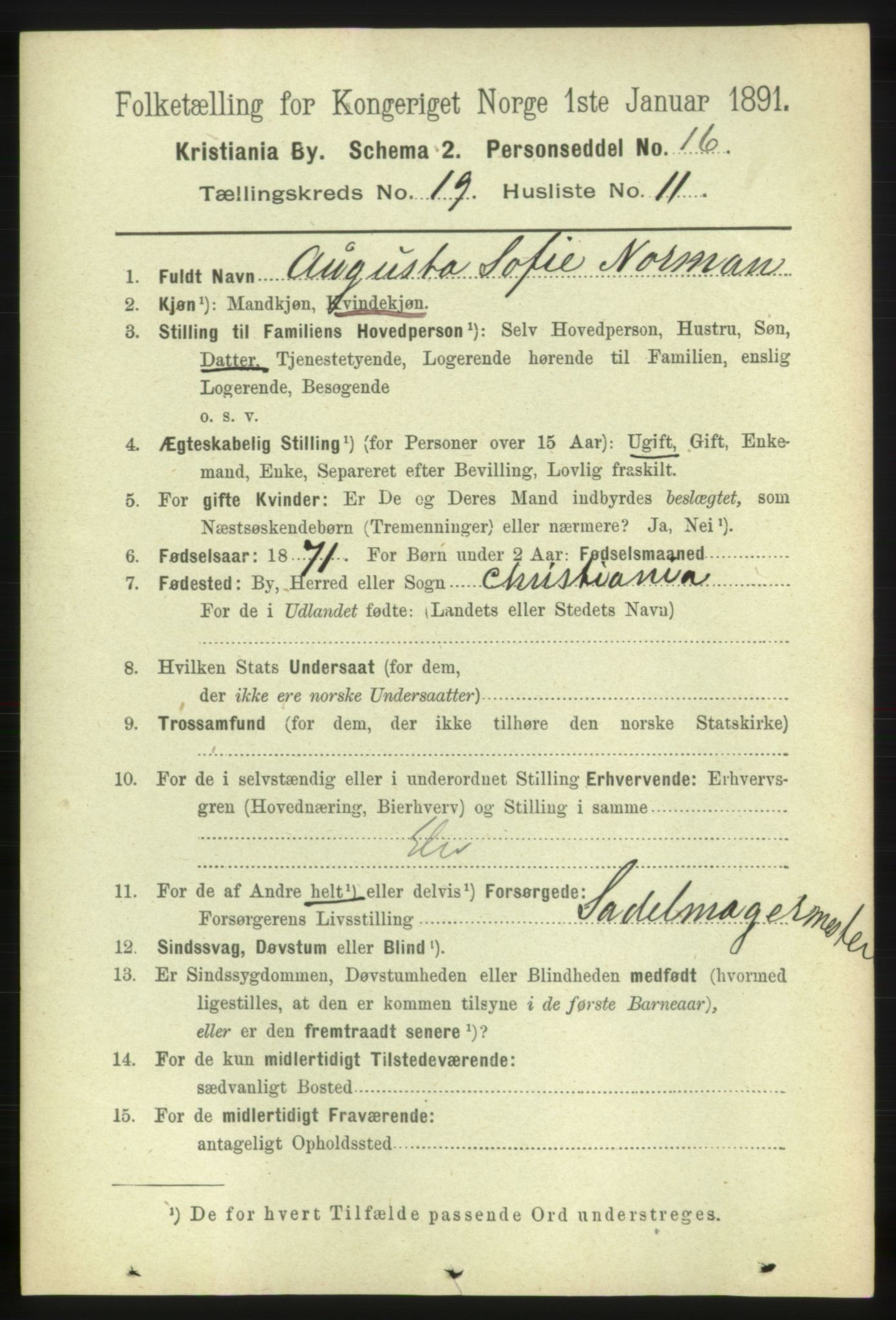 RA, 1891 census for 0301 Kristiania, 1891, p. 9788