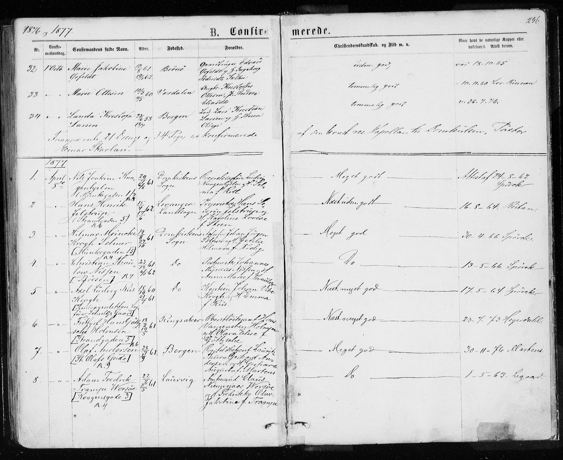 Ministerialprotokoller, klokkerbøker og fødselsregistre - Sør-Trøndelag, SAT/A-1456/601/L0054: Parish register (official) no. 601A22, 1866-1877, p. 296