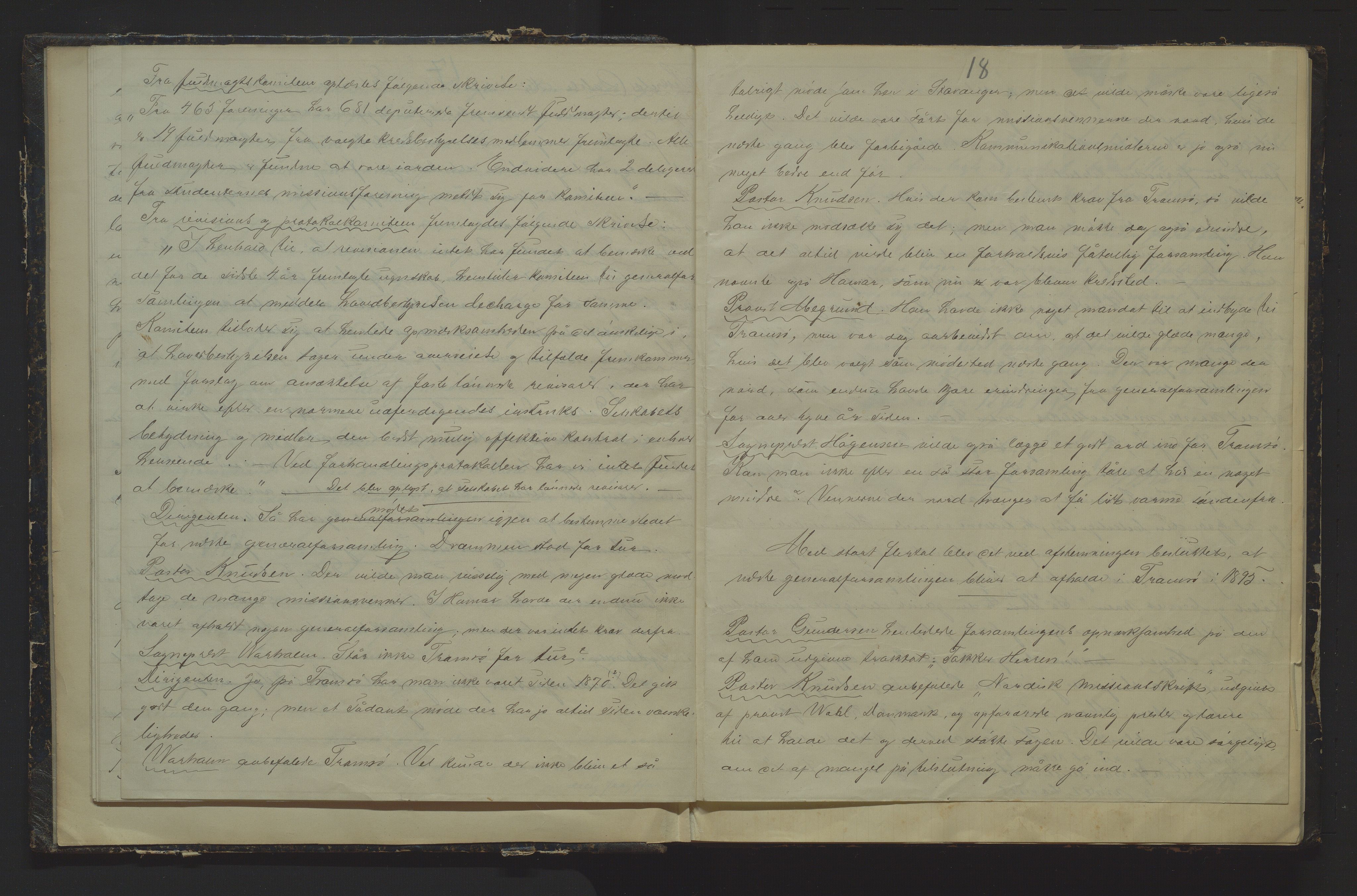 Det Norske Misjonsselskap - hovedadministrasjonen, VID/MA-A-1045/D/Da/Daa/L0028/0017: Beretninger, rapporter, cirkulære, protokoller / Protokoll - Referat fra Generalforsamlingene., 1892-1918, p. 18