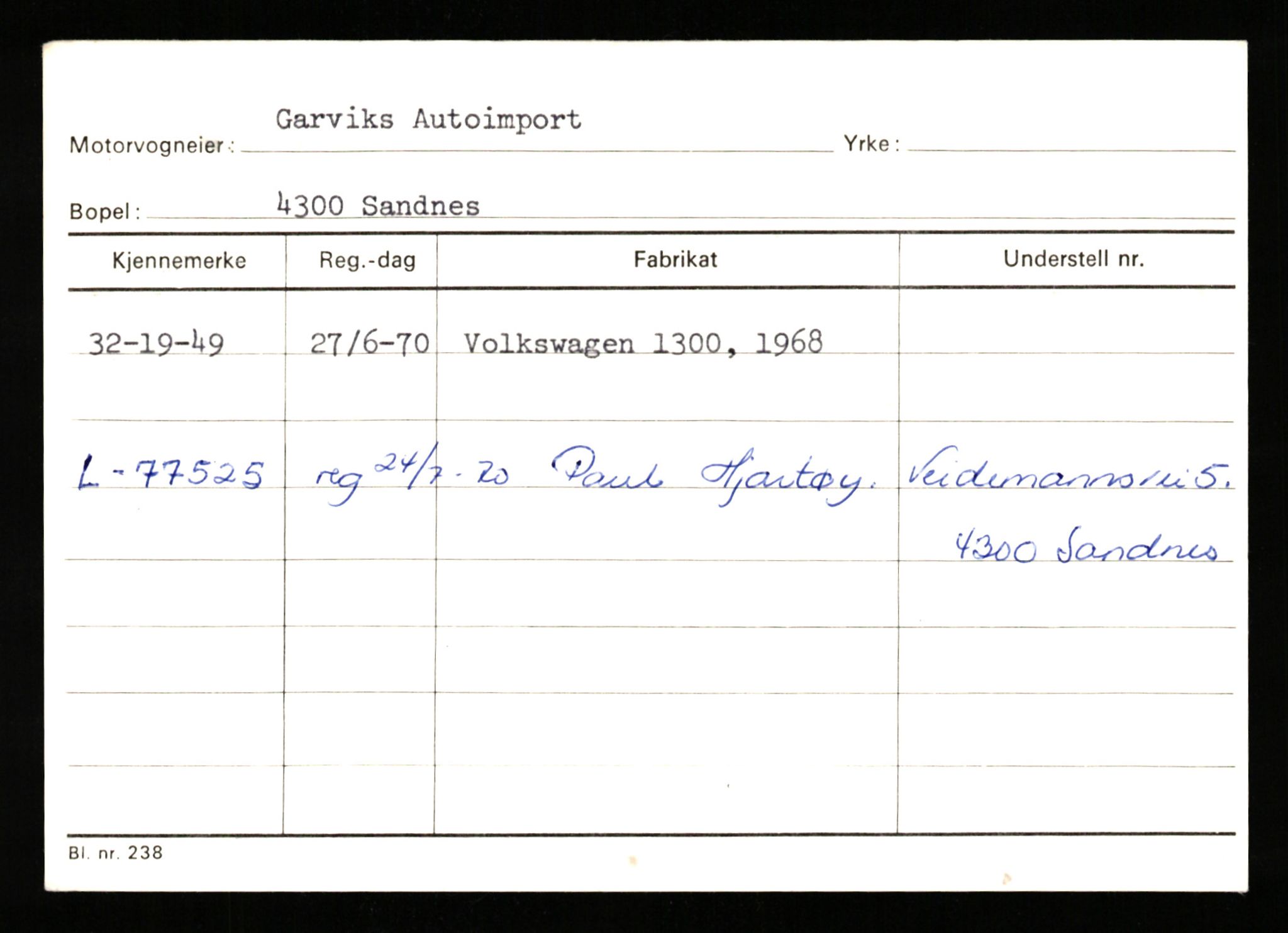 Stavanger trafikkstasjon, AV/SAST-A-101942/0/G/L0011: Registreringsnummer: 240000 - 363477, 1930-1971, p. 2116