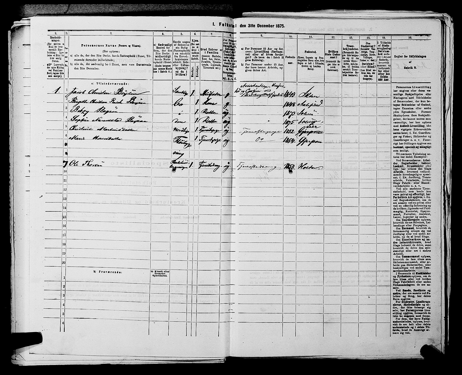 SAKO, 1875 census for 0818P Solum, 1875, p. 906