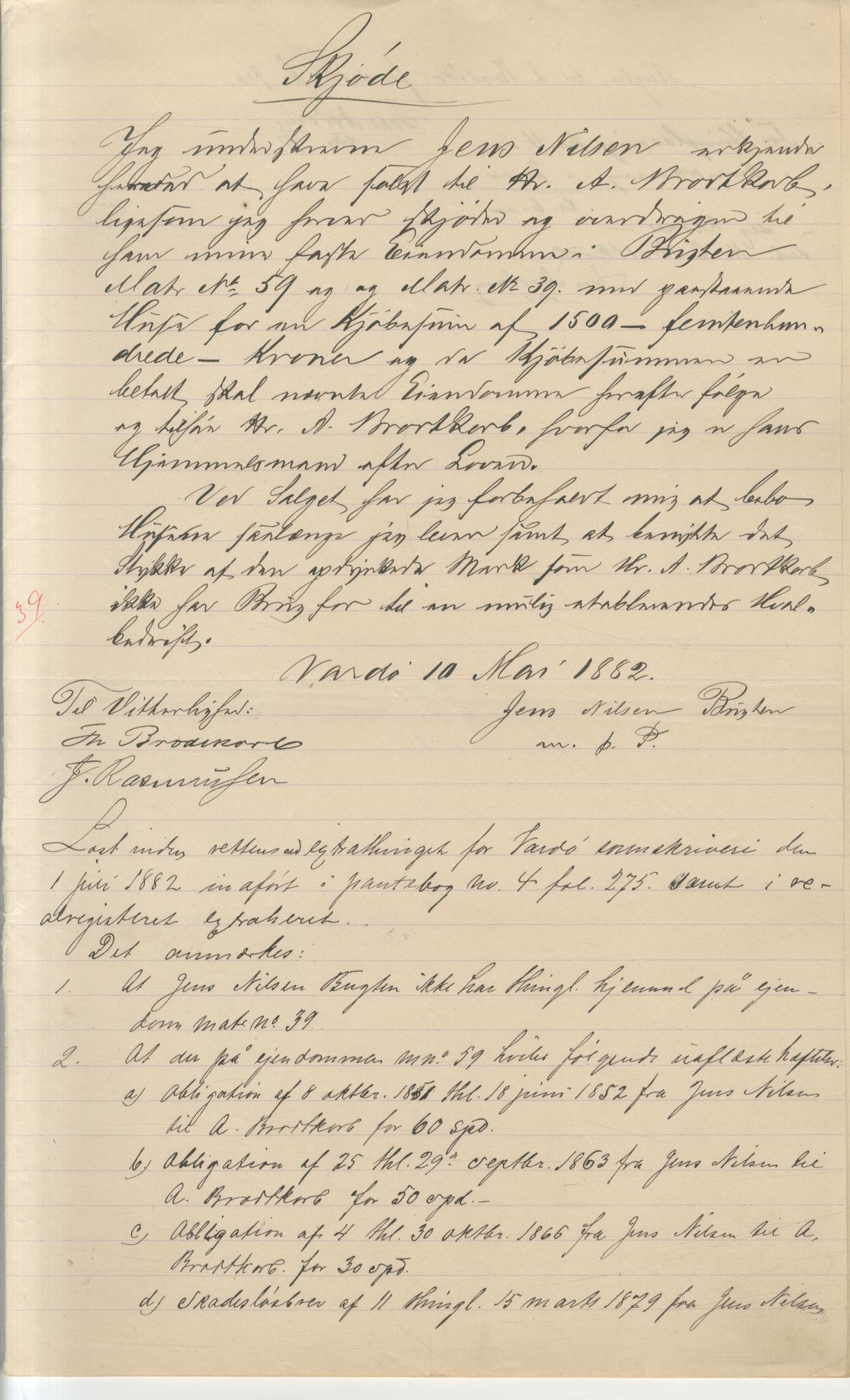 Brodtkorb handel A/S, VAMU/A-0001/Q/Qb/L0003: Faste eiendommer i Vardø Herred, 1862-1939, p. 176