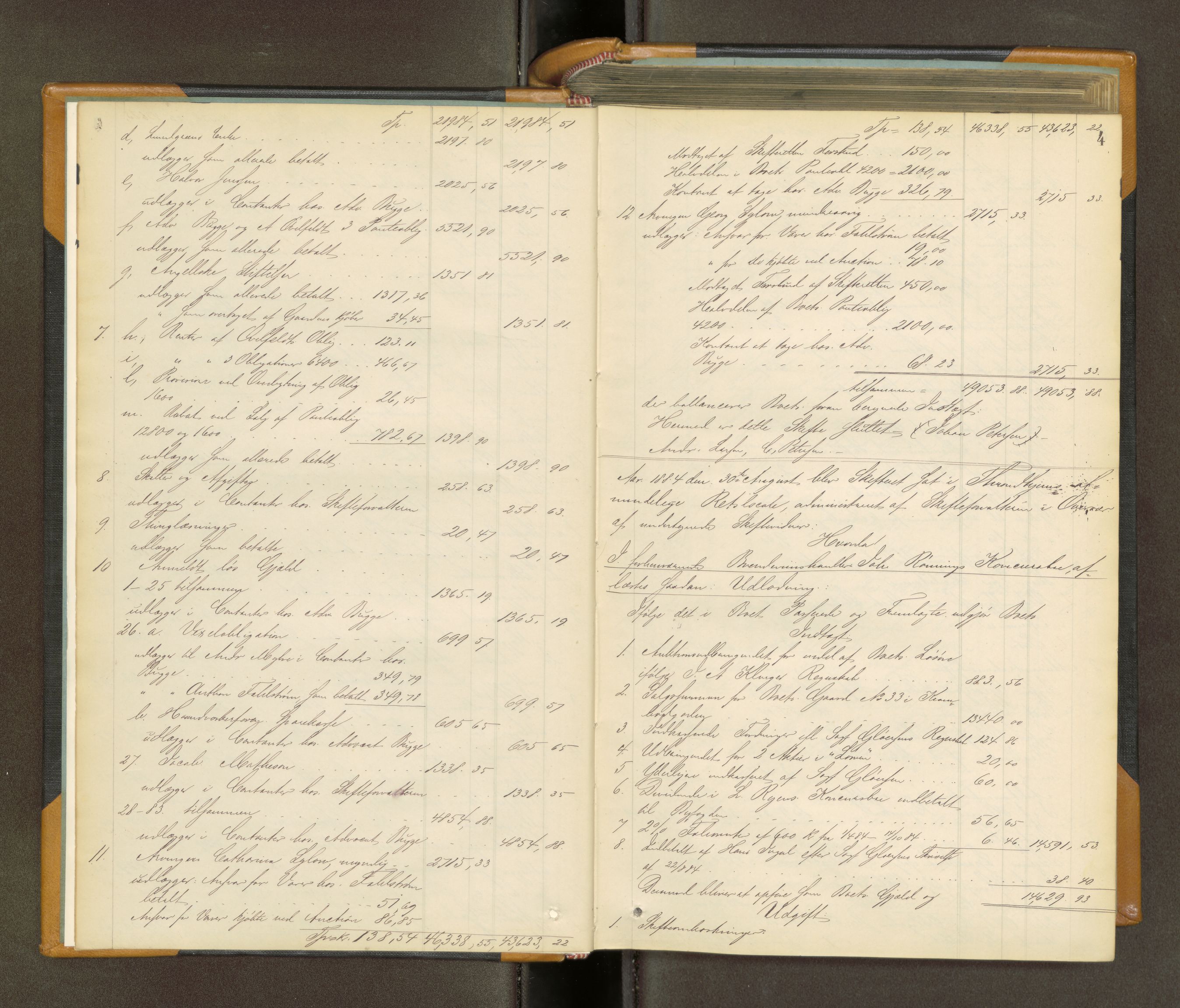 Trondheim byfogd, AV/SAT-A-0003/1/3/3A/L0034: Skifteutlodningsprotokoll - 2/8-26/12. (m/ register) U, 1884-1888, p. 4