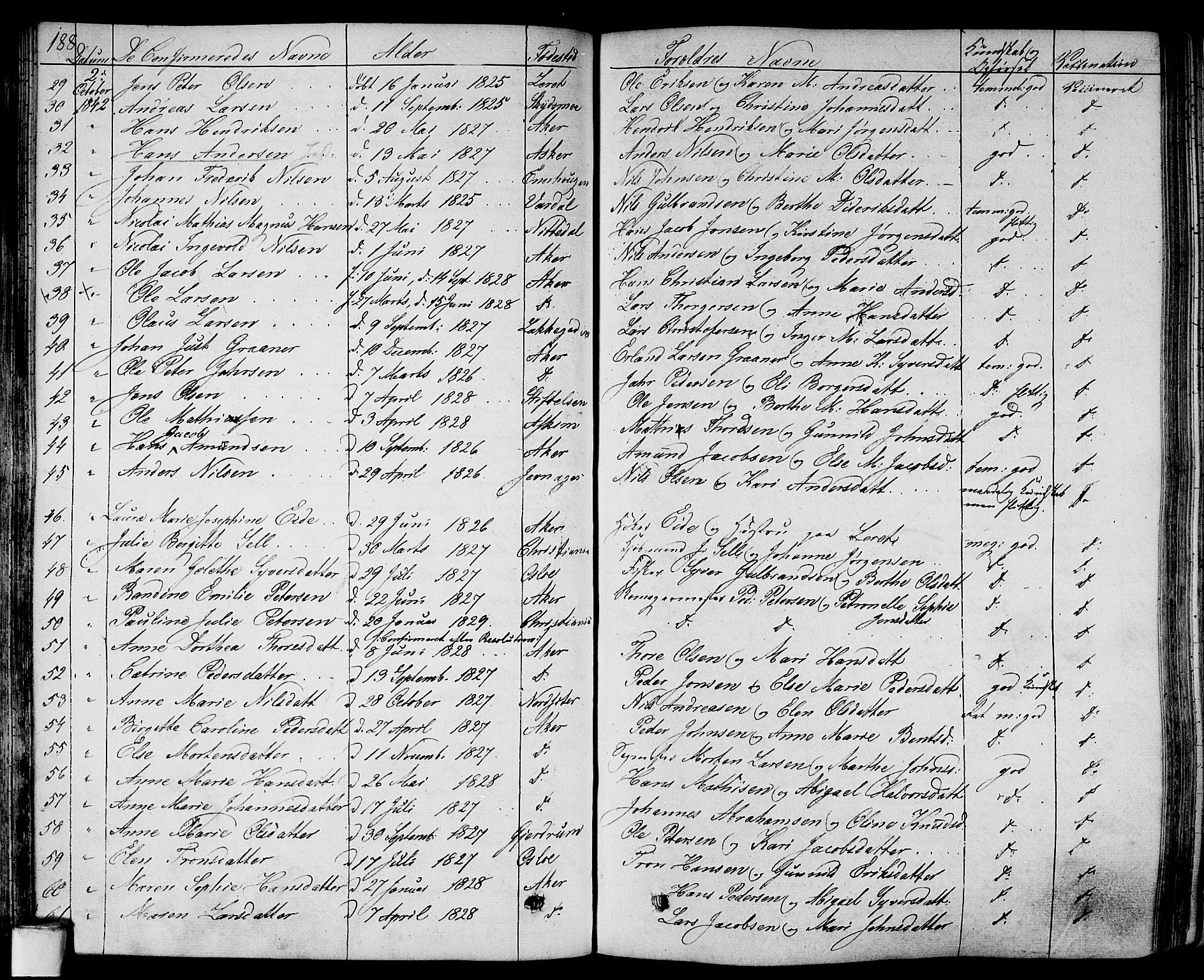 Gamlebyen prestekontor Kirkebøker, SAO/A-10884/F/Fa/L0003: Parish register (official) no. 3, 1829-1849, p. 188