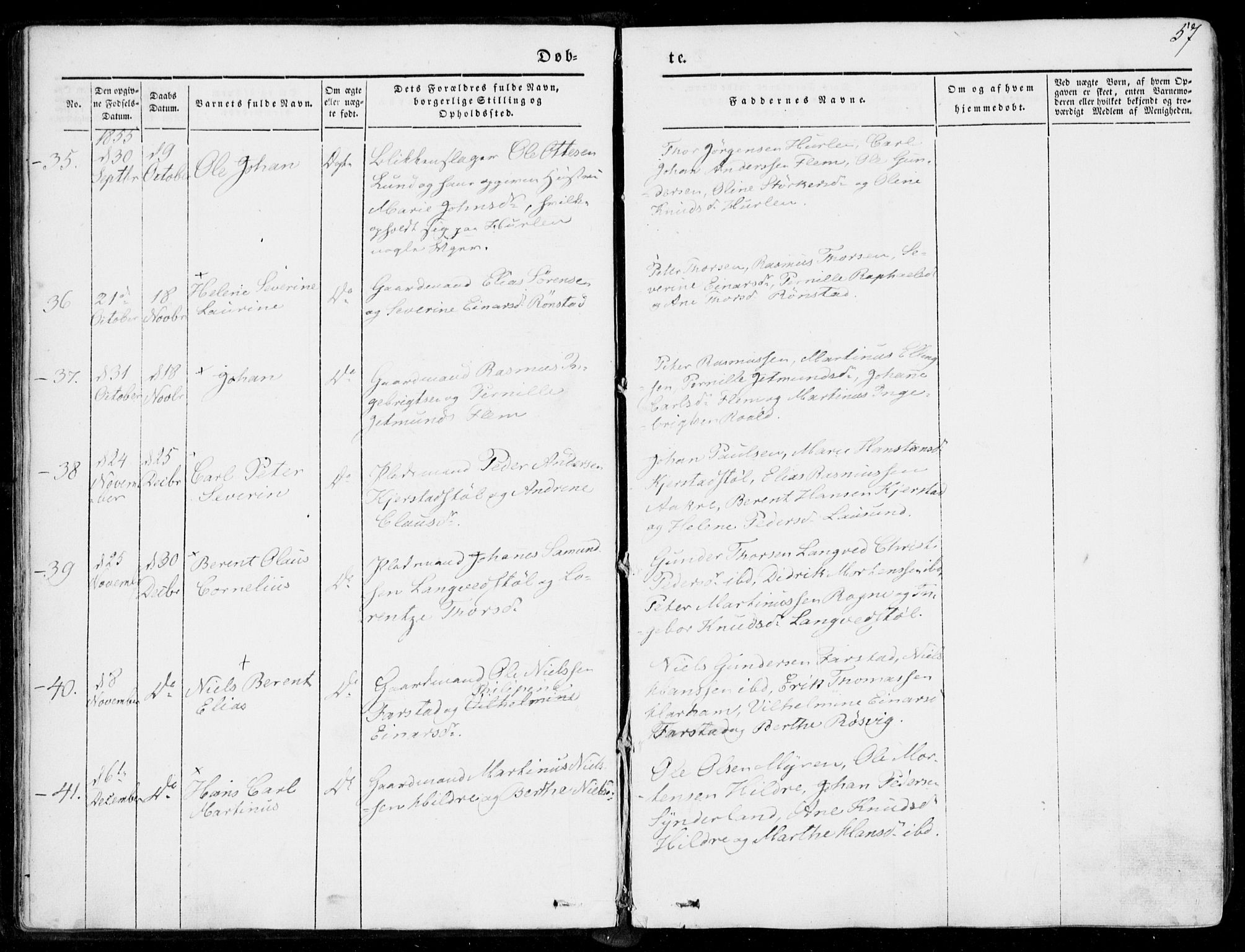 Ministerialprotokoller, klokkerbøker og fødselsregistre - Møre og Romsdal, AV/SAT-A-1454/536/L0497: Parish register (official) no. 536A06, 1845-1865, p. 57