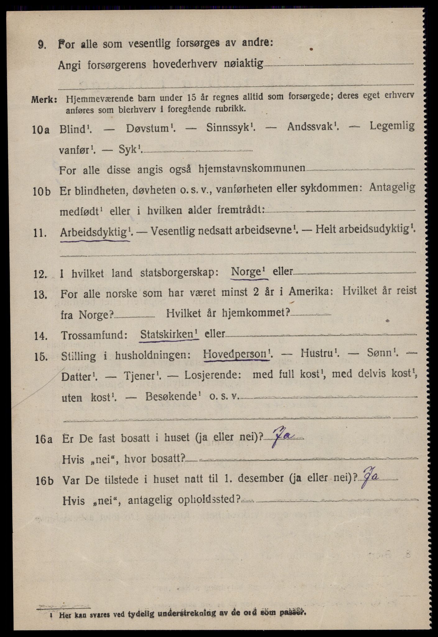 SAT, 1920 census for Kornstad, 1920, p. 2768