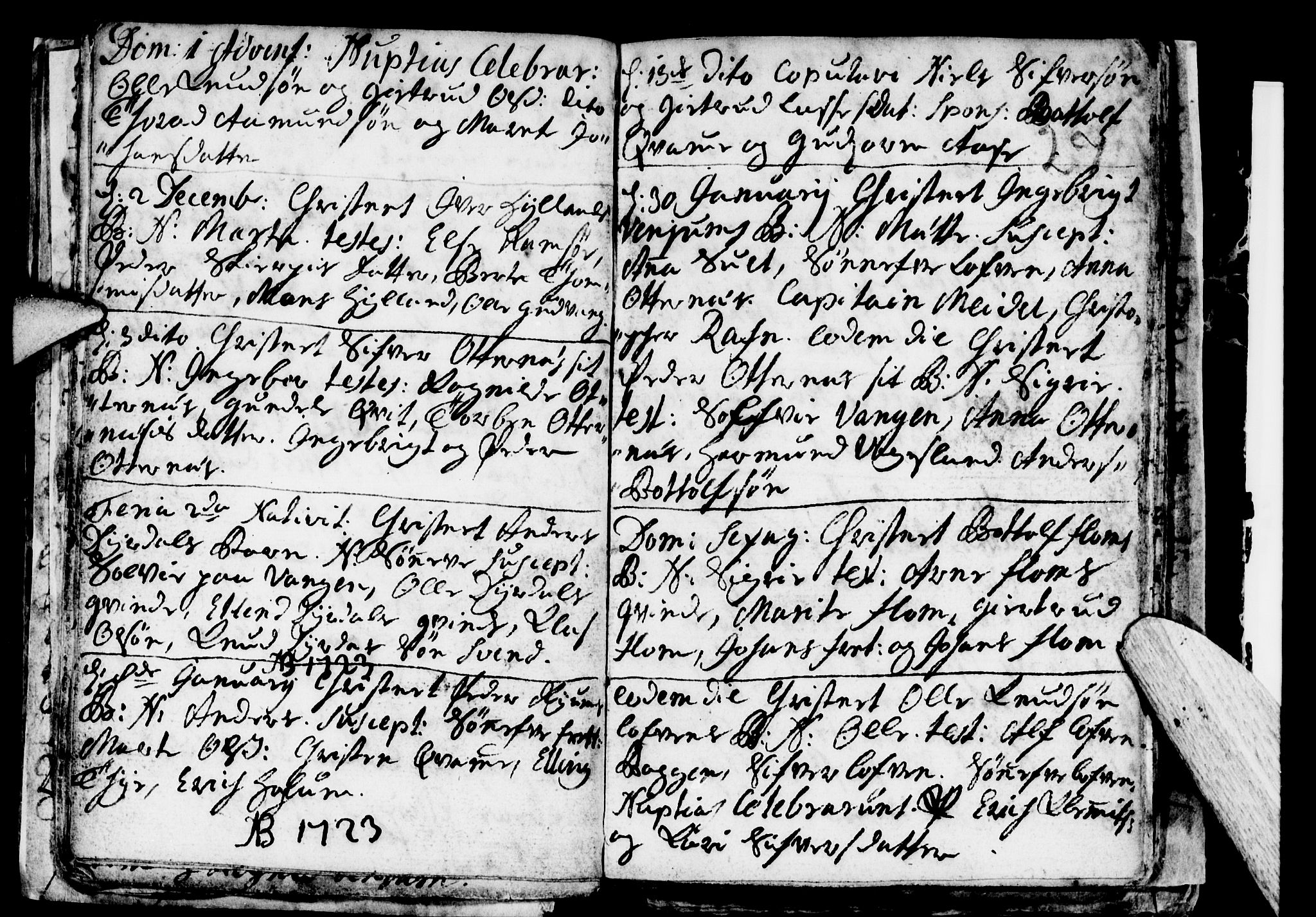 Aurland sokneprestembete, SAB/A-99937/H/Ha/Haa/L0001: Parish register (official) no. A 1, 1716-1734, p. 27