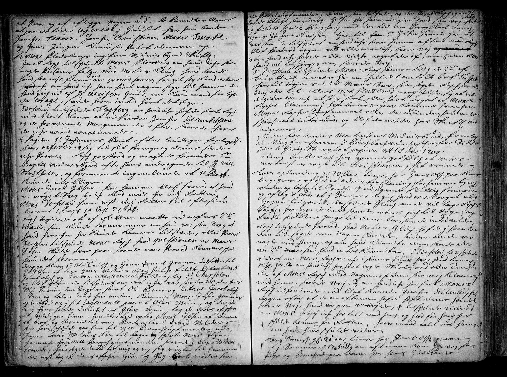Eiker, Modum og Sigdal sorenskriveri, AV/SAKO-A-123/F/Fa/Faa/L0057: Tingbok, 1700-1704, p. 26