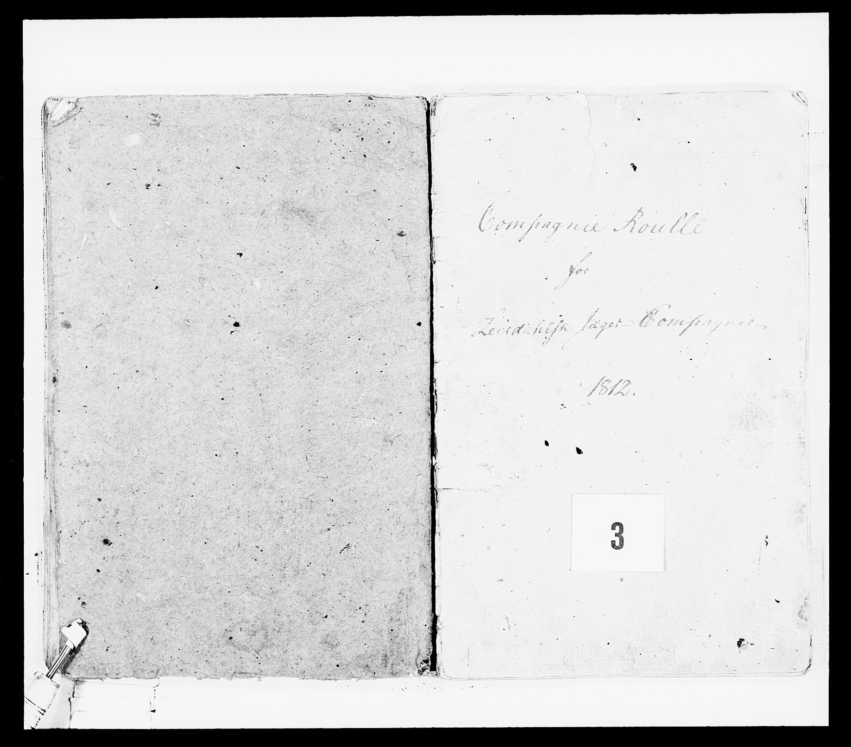 Generalitets- og kommissariatskollegiet, Det kongelige norske kommissariatskollegium, AV/RA-EA-5420/E/Eh/L0100: Bergenhusiske skarpskytterbataljon, 1812, p. 125