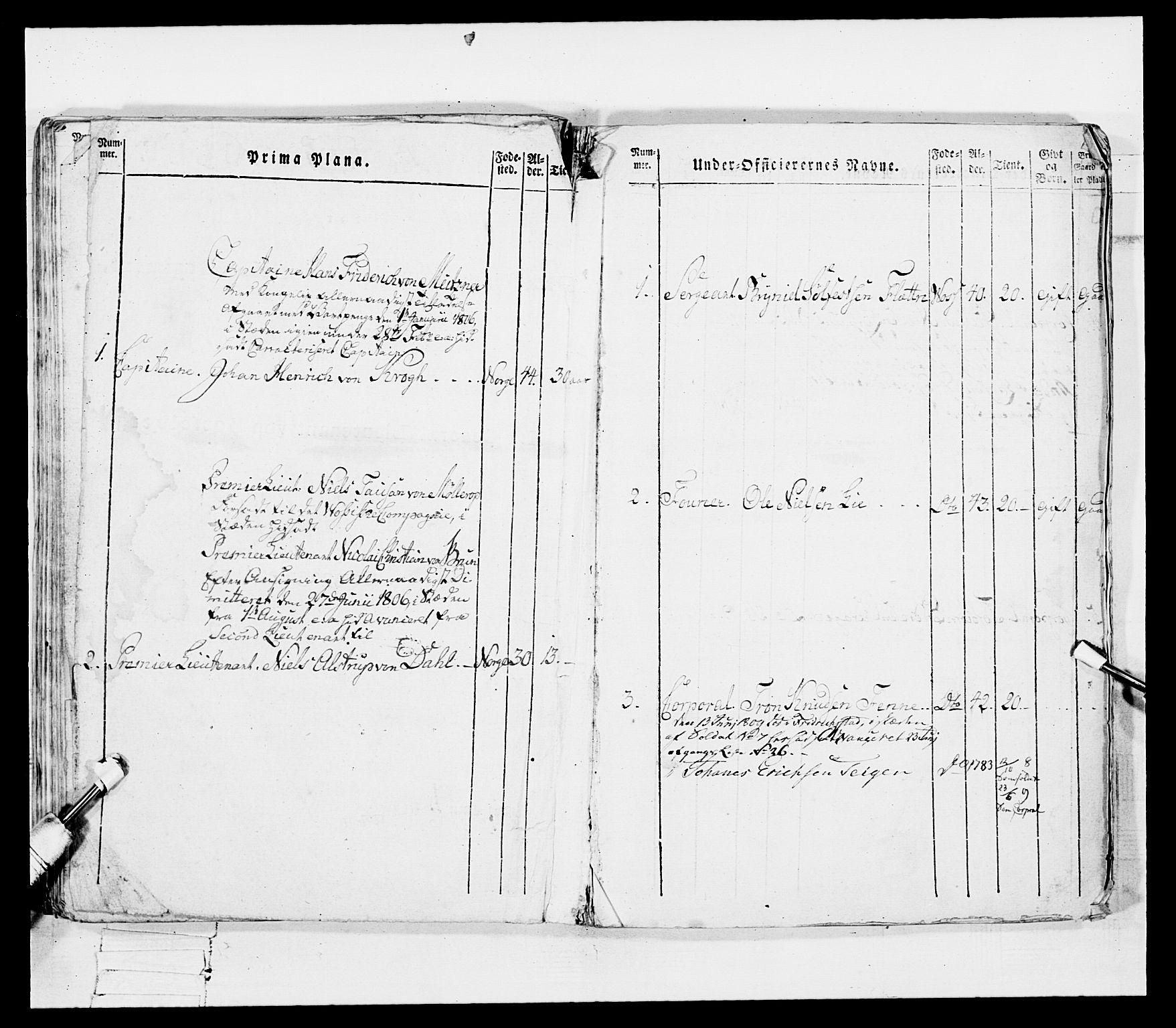 Generalitets- og kommissariatskollegiet, Det kongelige norske kommissariatskollegium, RA/EA-5420/E/Eh/L0097: Bergenhusiske nasjonale infanteriregiment, 1803-1807, p. 235