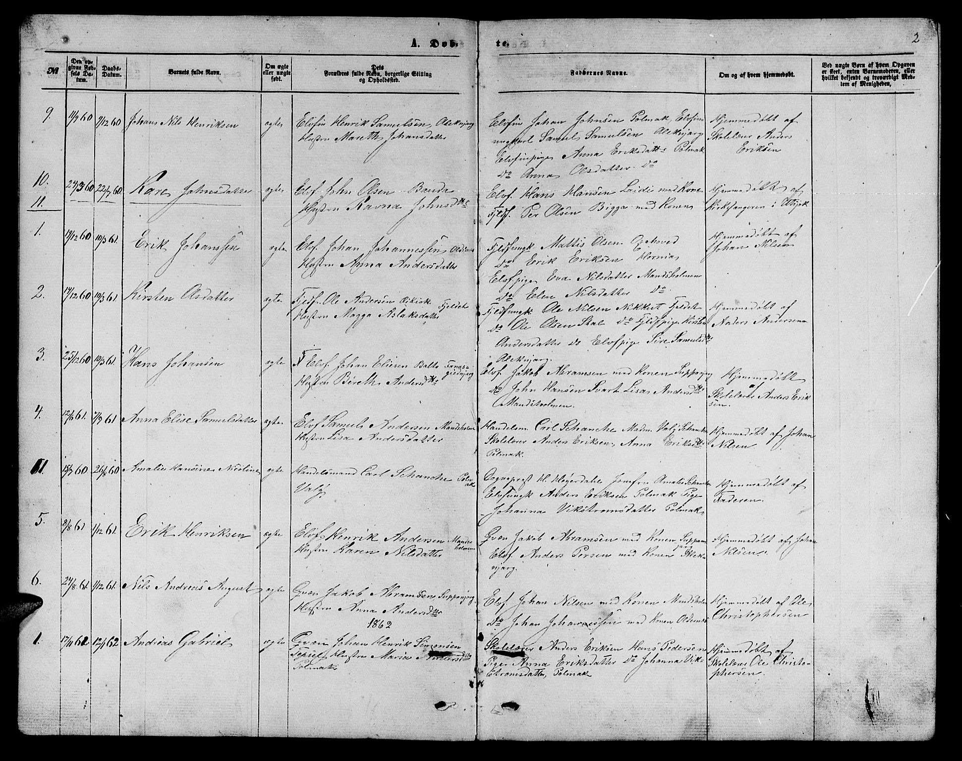 Nesseby sokneprestkontor, SATØ/S-1330/H/Hb/L0006klokker: Parish register (copy) no. 6, 1860-1876, p. 2