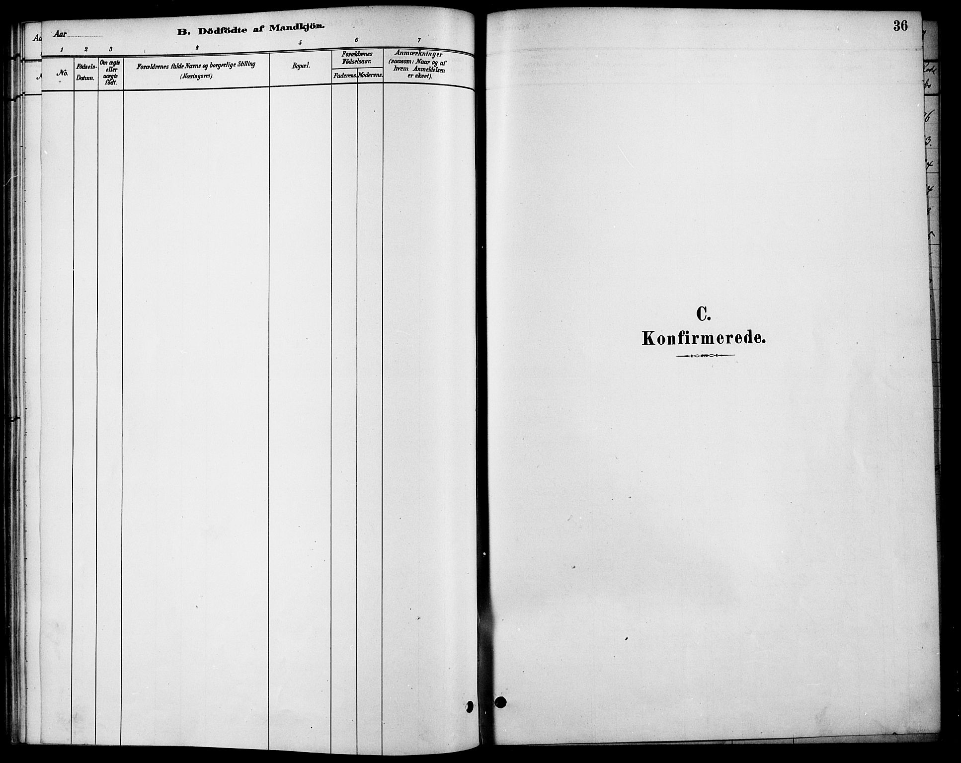 Høland prestekontor Kirkebøker, SAO/A-10346a/F/Fc/L0001: Parish register (official) no. III 1, 1880-1897, p. 36