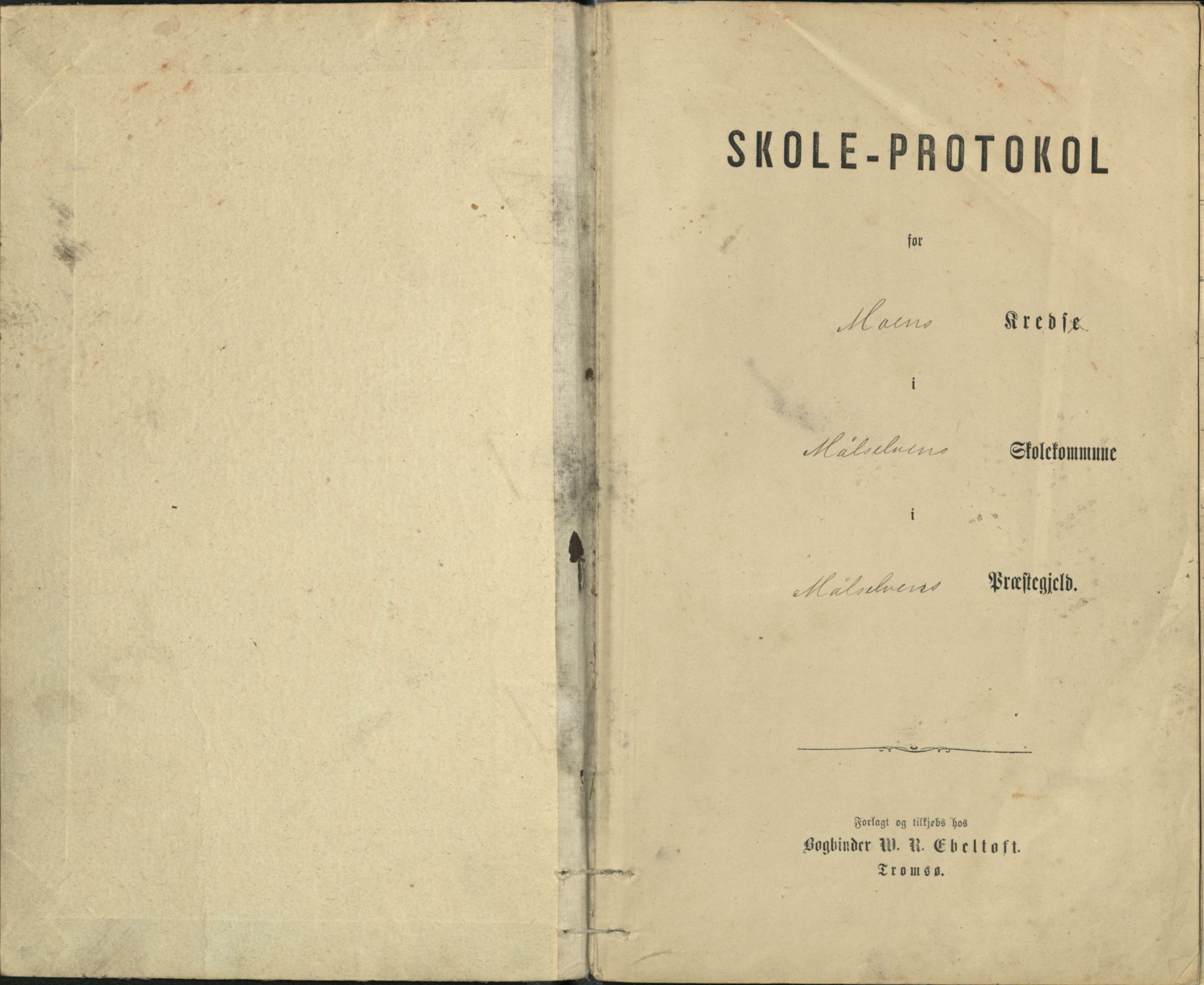 Målselv kommune, AT/K-1924/05/02/01/999c: Skoleprotokoll for Moens krets, 1887-1891