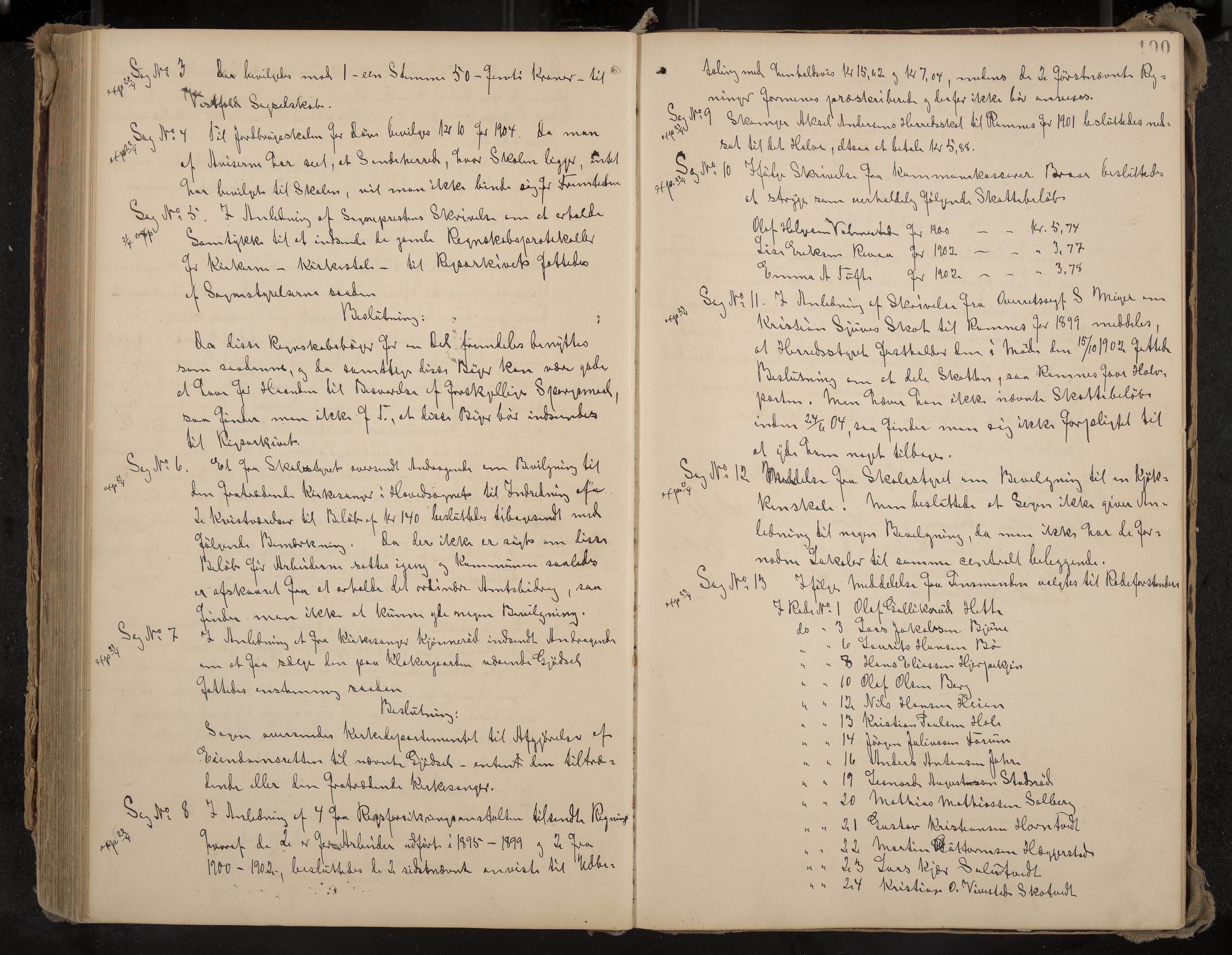 Ramnes formannskap og sentraladministrasjon, IKAK/0718021/A/Aa/L0004: Møtebok, 1892-1907, p. 190